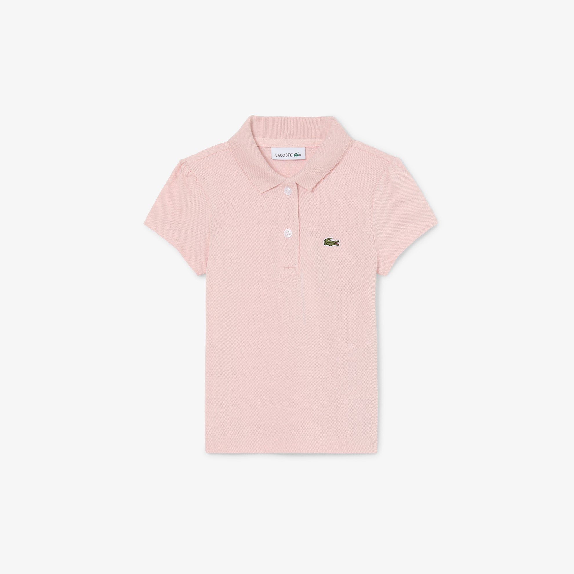 Εικόνα της Παιδική Scalloped Collar Piqué Polo Μπλούζα