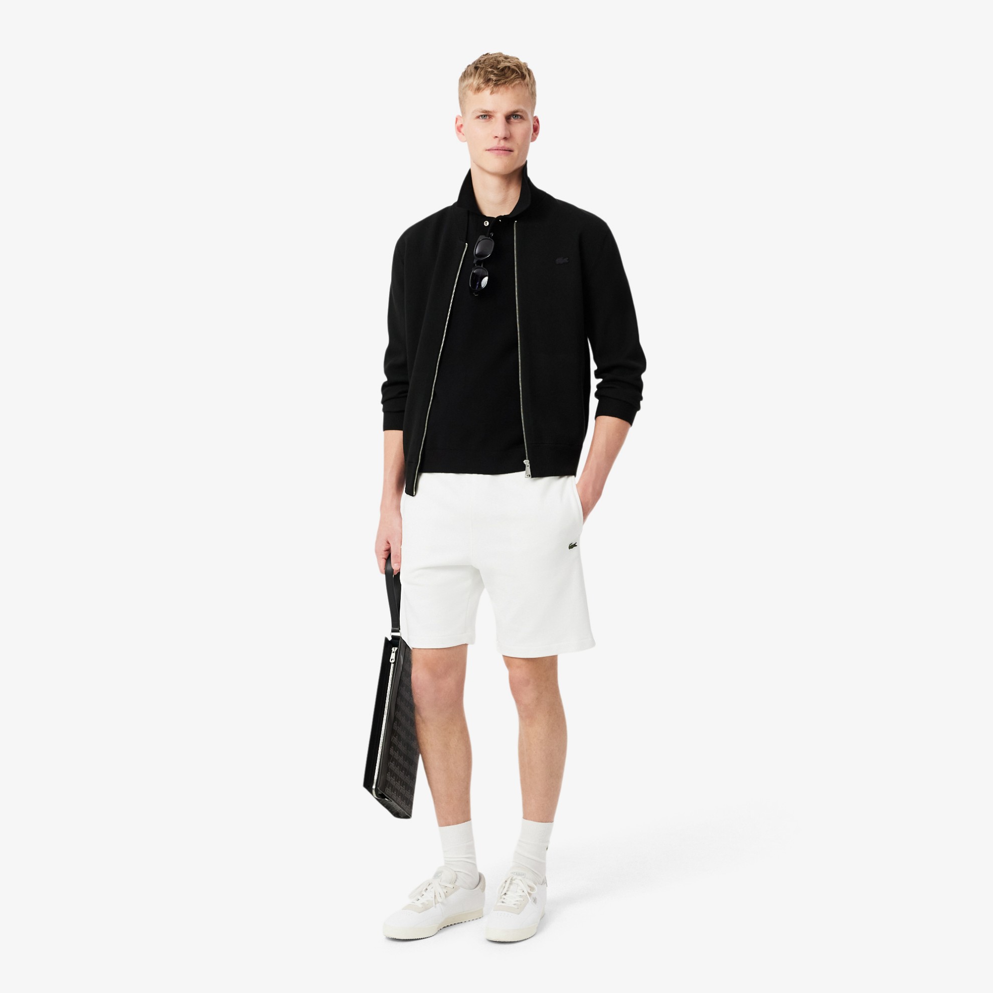 Εικόνα της Ανδρικό Logo Stripe Fleece Σορτς Regular Fit 