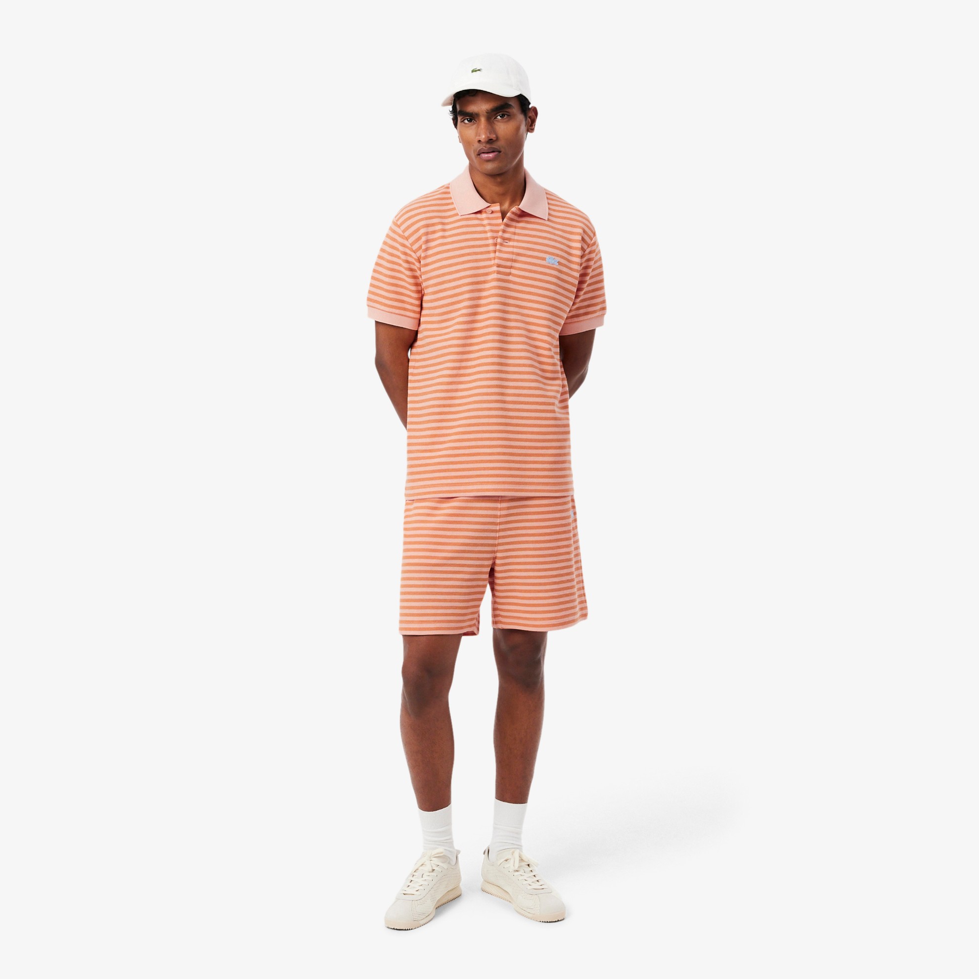 Εικόνα της Ανδρικό Cotton Ριγέ Σορτς Regular Fit 