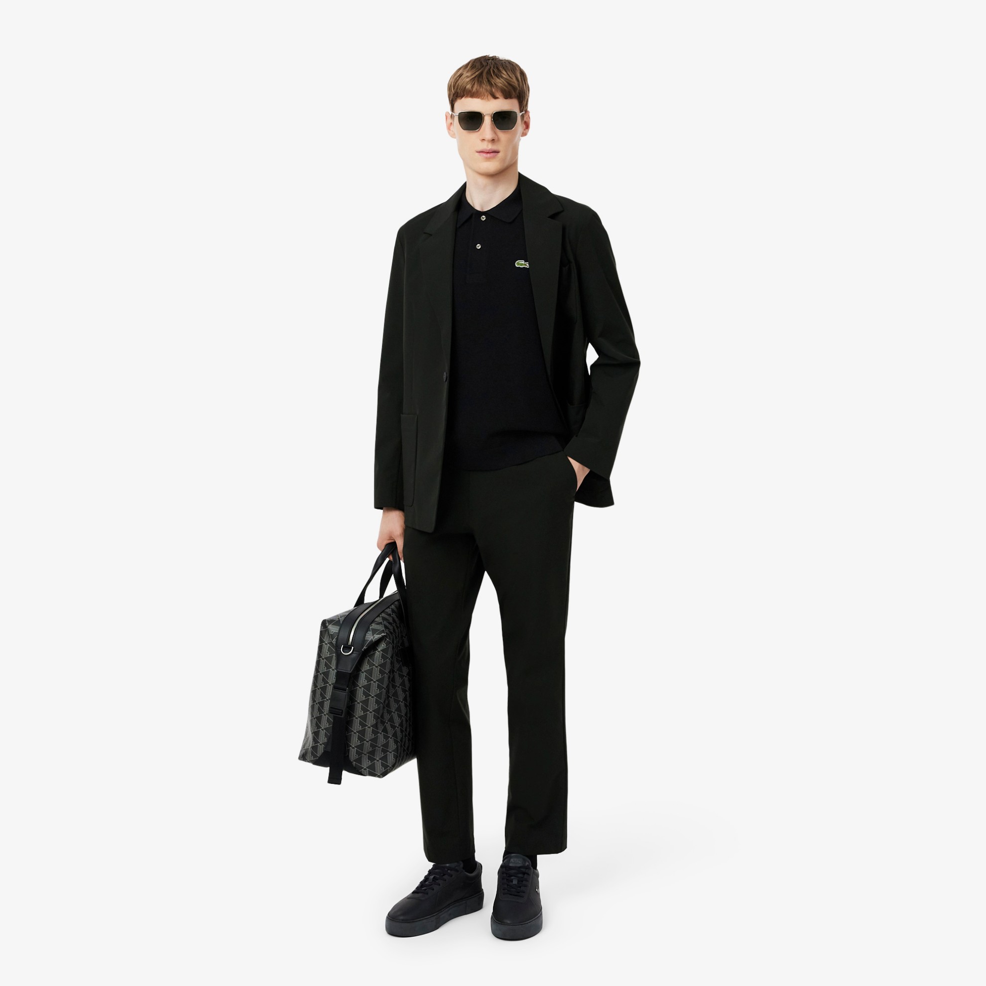 Εικόνα της Ανδρική Knitted Polo Μπλούζα Classic Fit 