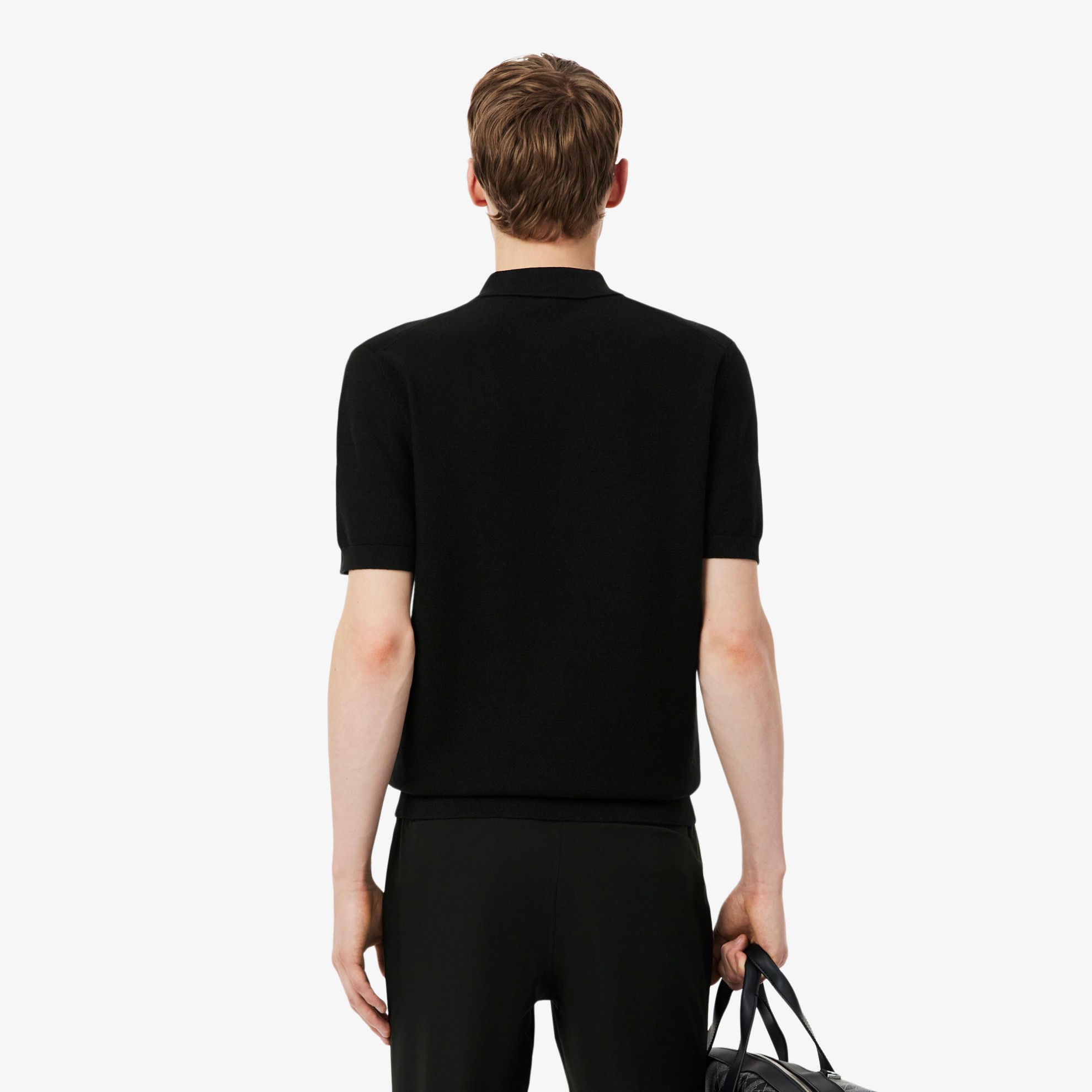 Εικόνα της Ανδρική Knitted Polo Μπλούζα Classic Fit 