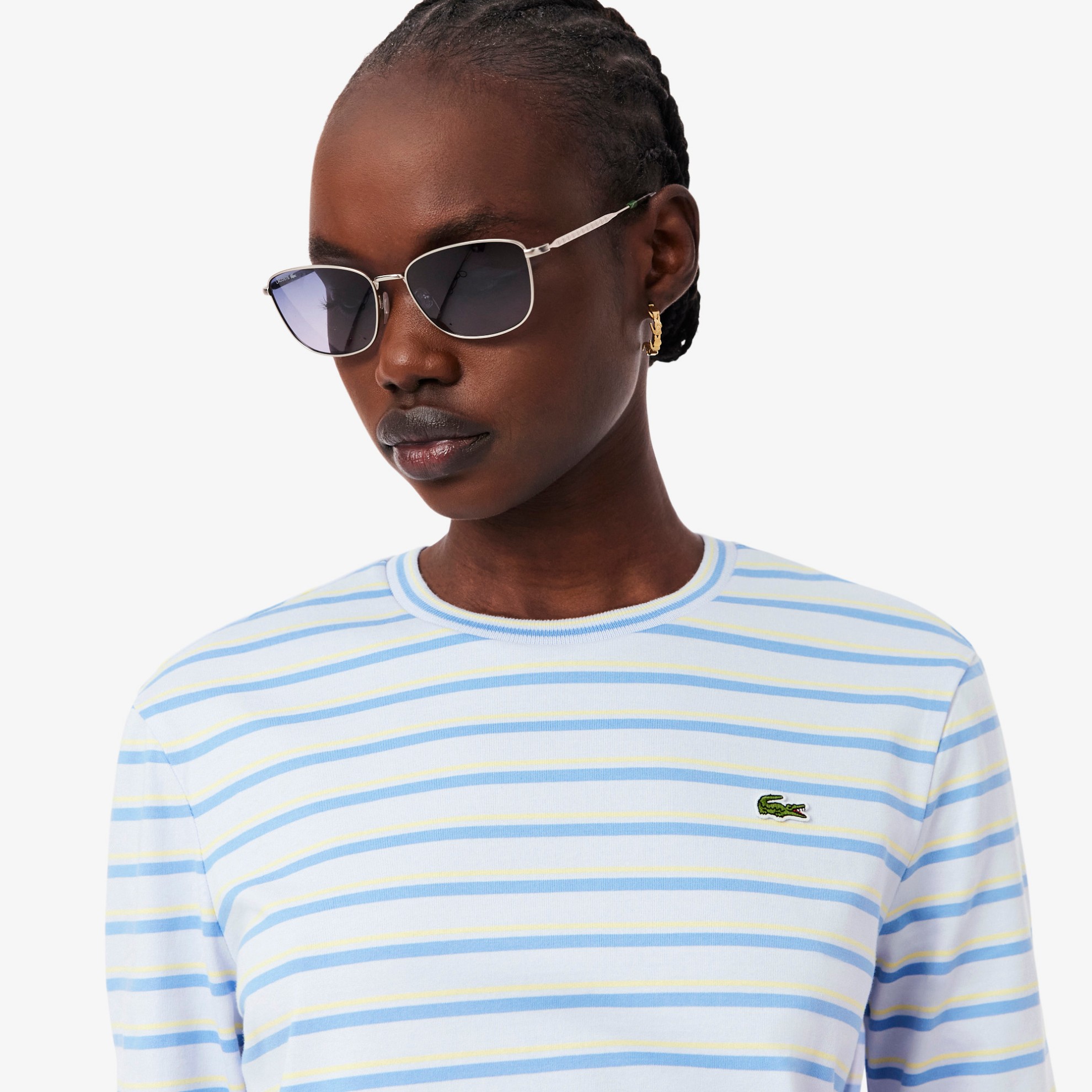 Εικόνα της Γυναικείο Μακρυμάνικο Ριγέ Jersey T-shirt