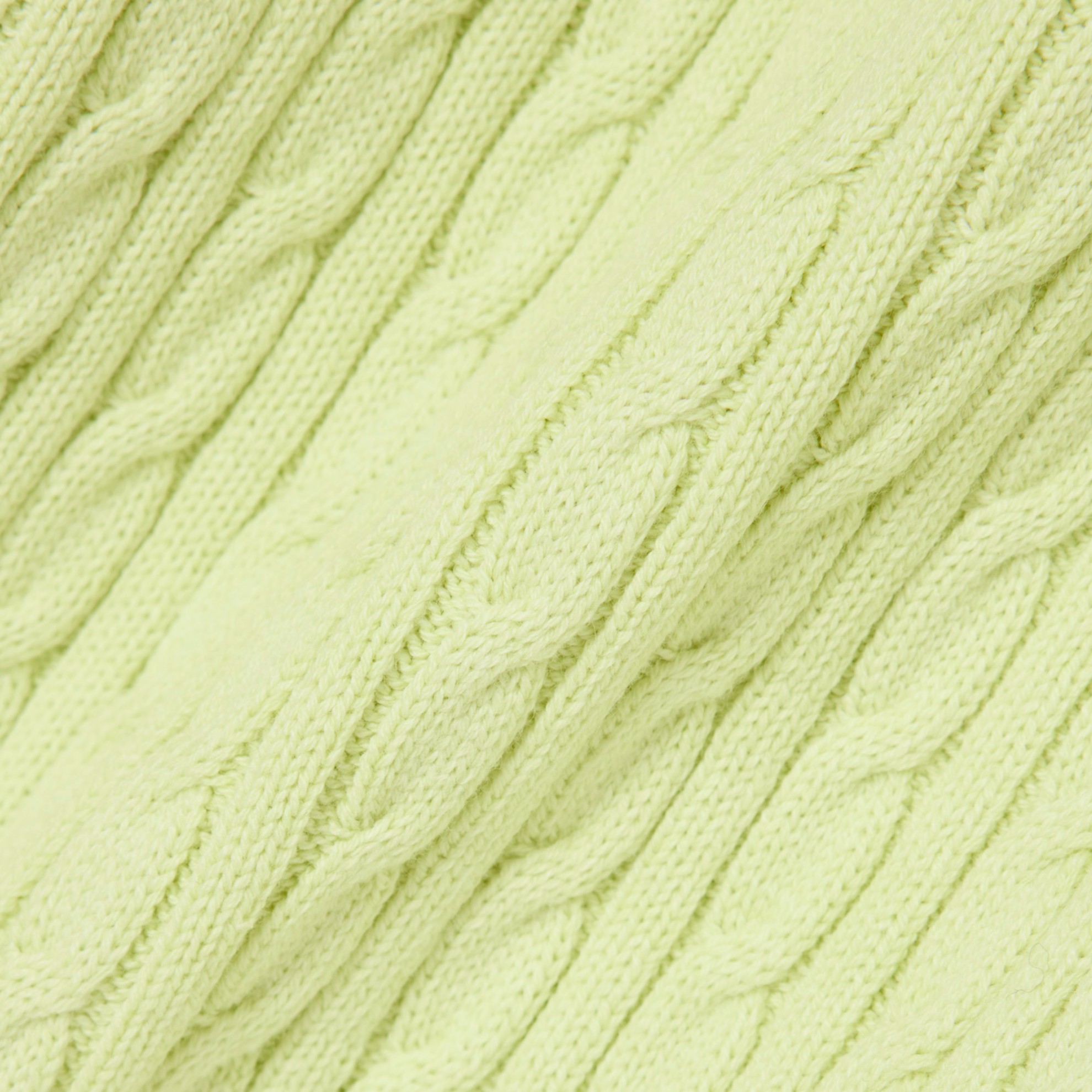 Εικόνα της Γυναικείο Κοντομάνικο Cable Knit Πουλόβερ 