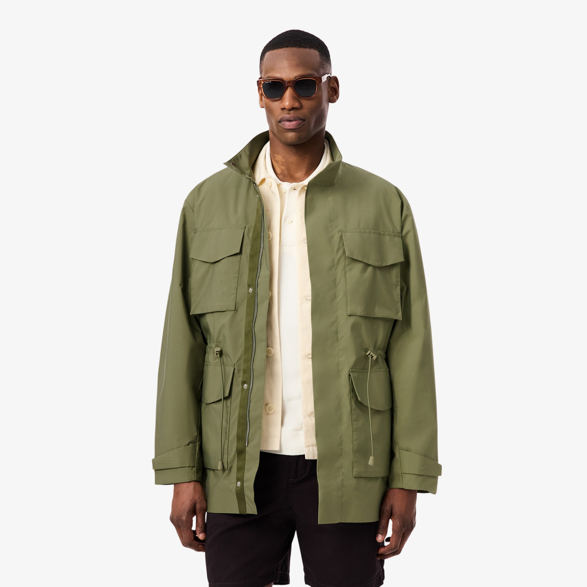 Εικόνα της Mid-Length Αδιάβροχο Windbreaker Jacket