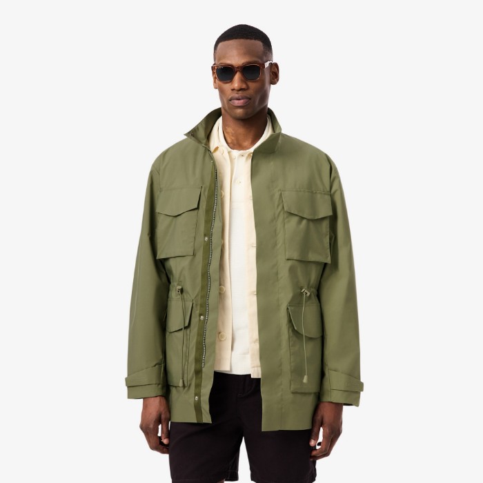Εικόνα της Mid-Length Αδιάβροχο Windbreaker Jacket