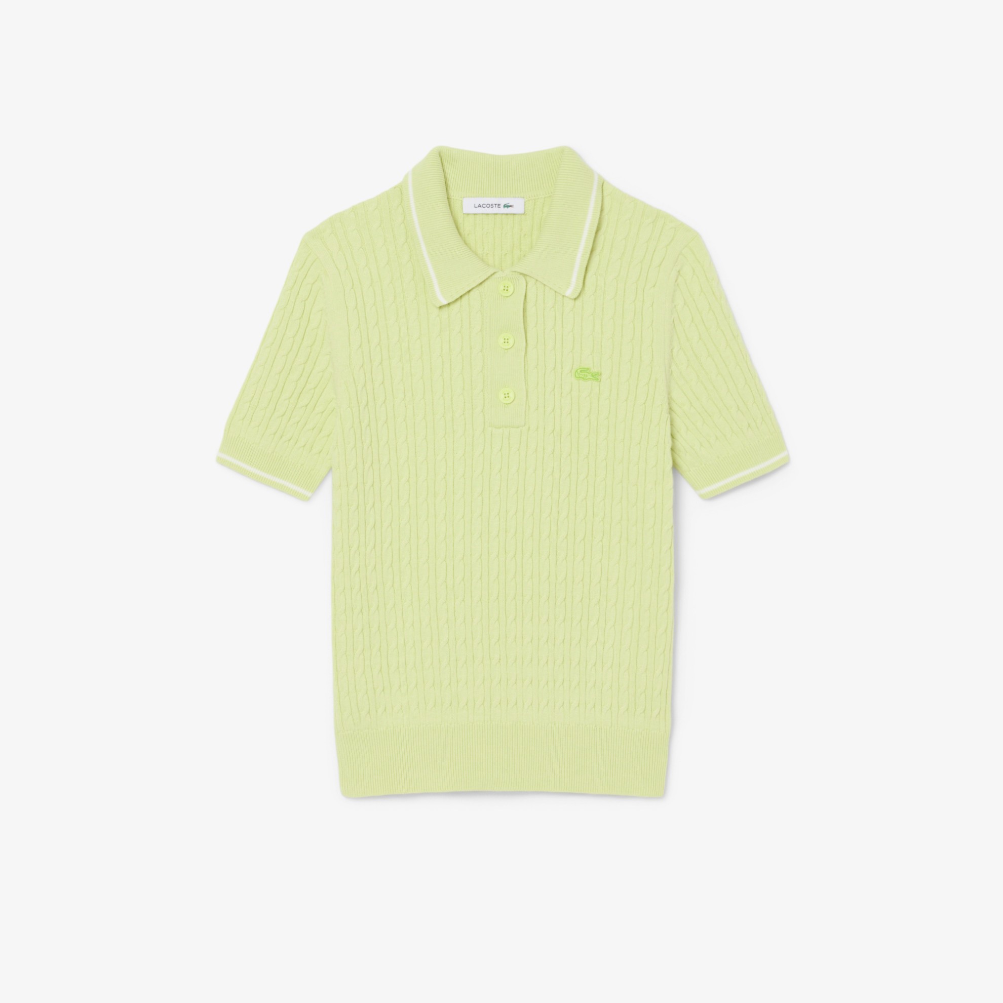 Εικόνα της Γυναικείο Ριγέ Polo Collar Πλεκτό Πουλόβερ