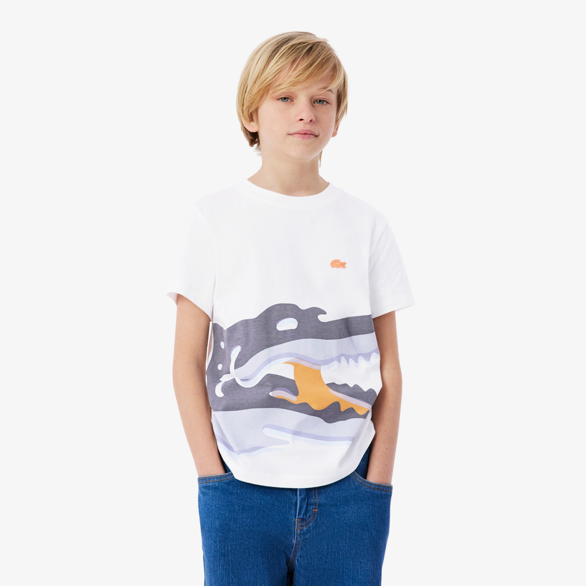 Εικόνα της Παιδικό Croc Print Cotton T-Shirt