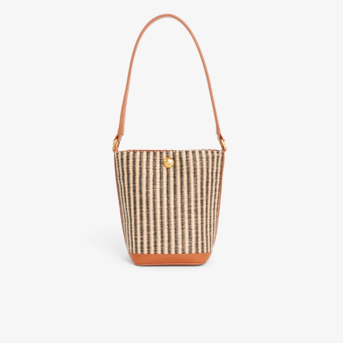 Εικόνα της Small Summer Pack Raffia Bucket Τσάντα
