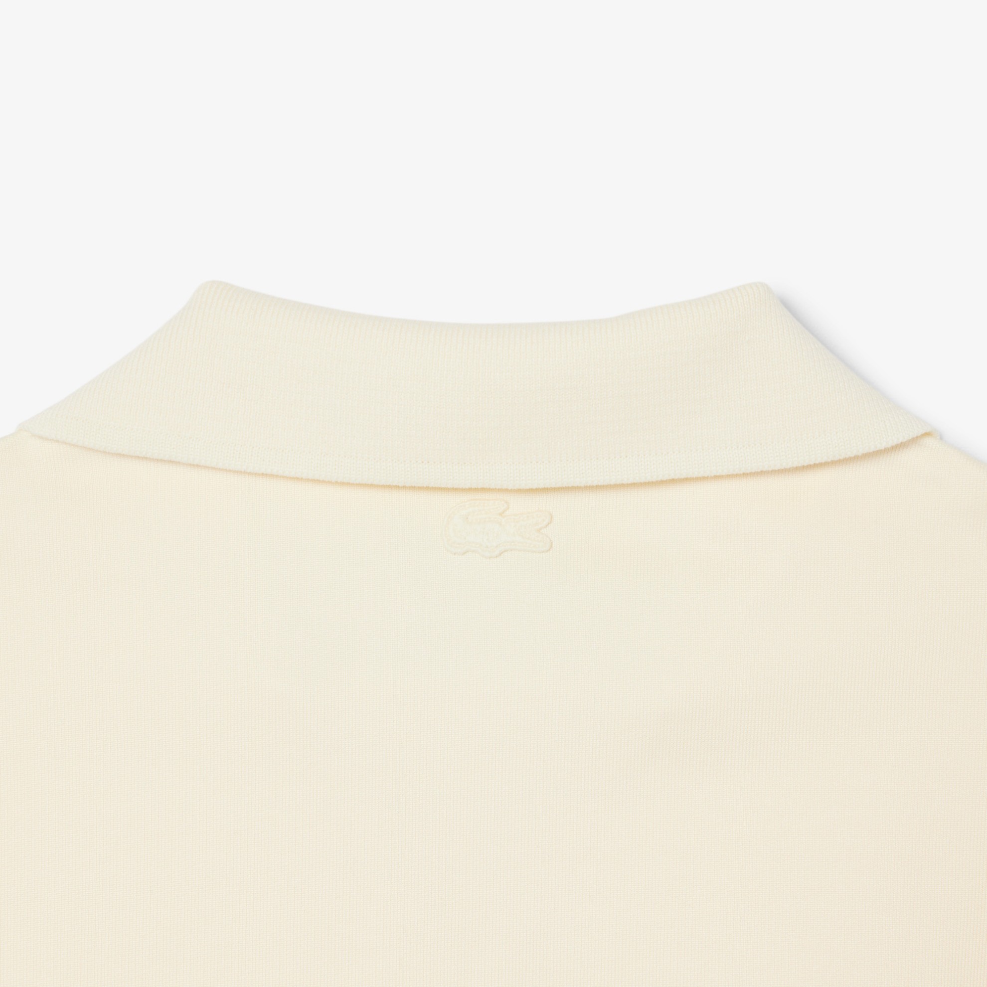 Εικόνα της Badge Accent Fleece Polo Μπλούζα Loose Fit 