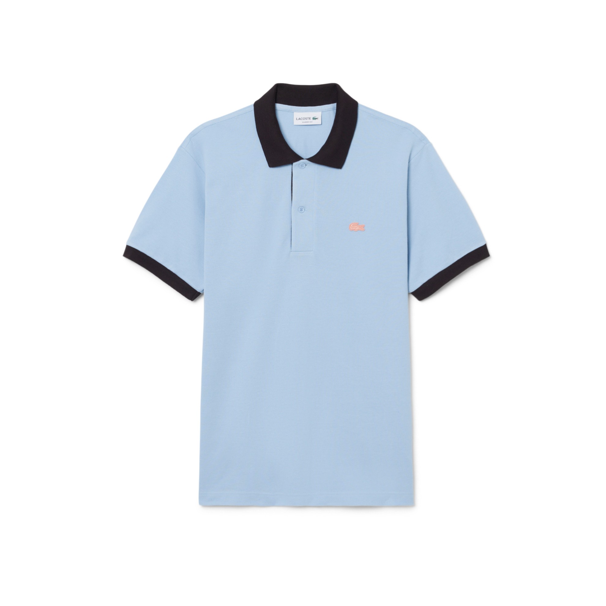 Εικόνα της Ανδρική Contrast Rib Polo Μπλούζα Classic Fit 