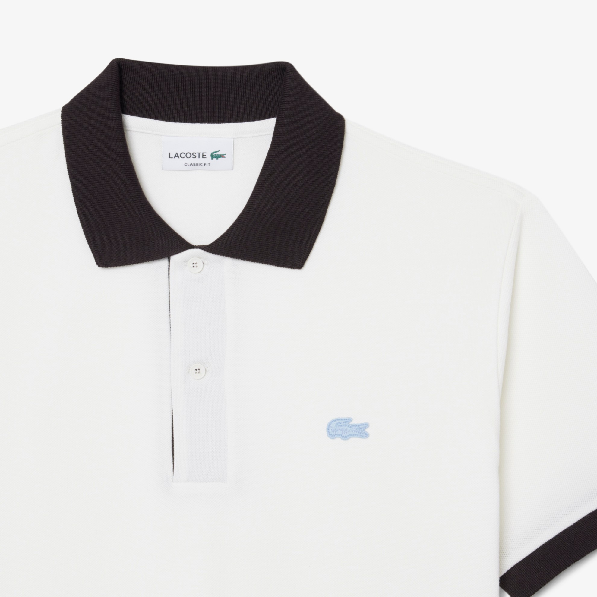 Εικόνα της Contrast Rib Polo Μπλούζα Classic Fit 