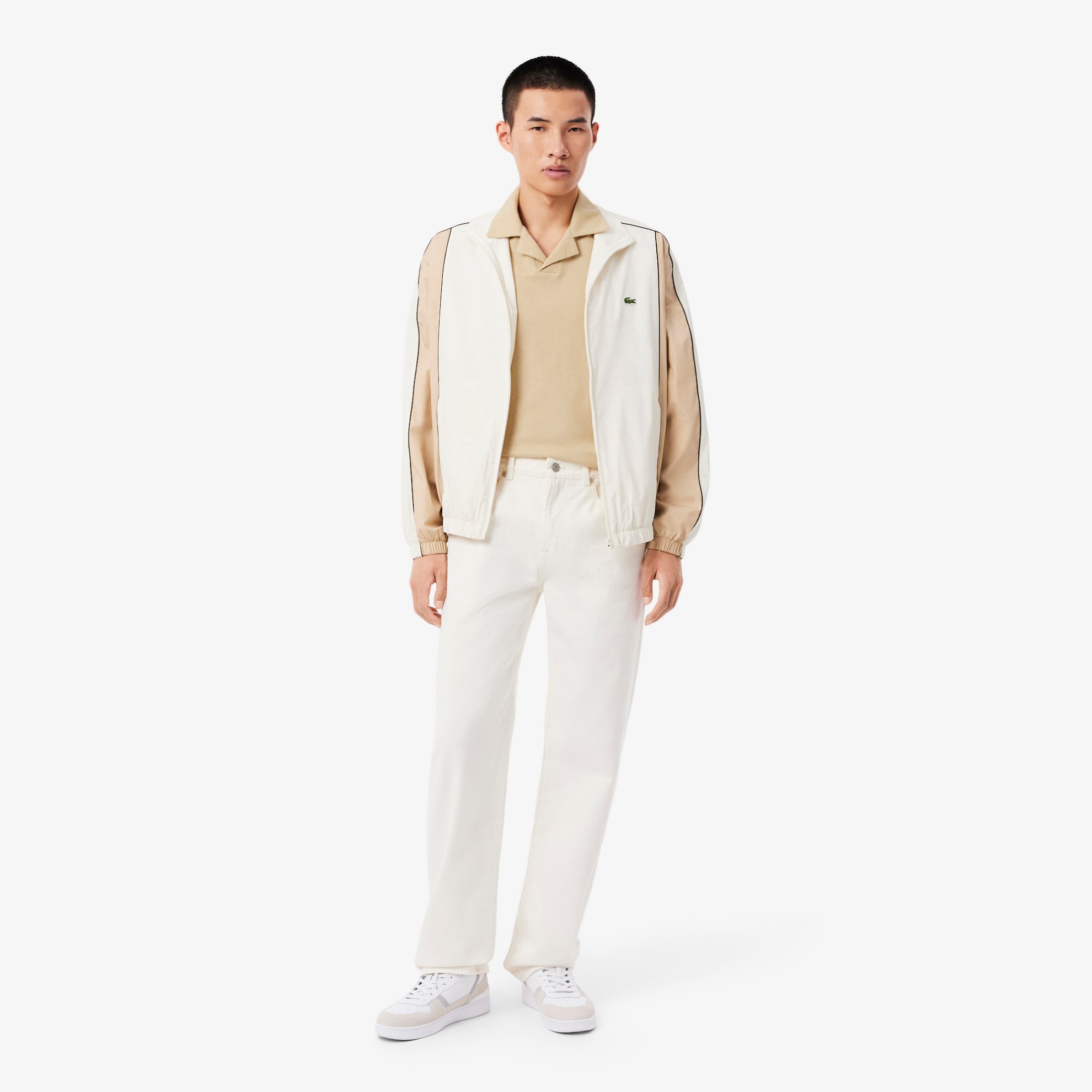 Εικόνα της Ανδρική Cotton-Linen Polo Μπλούζα Classic Fit 