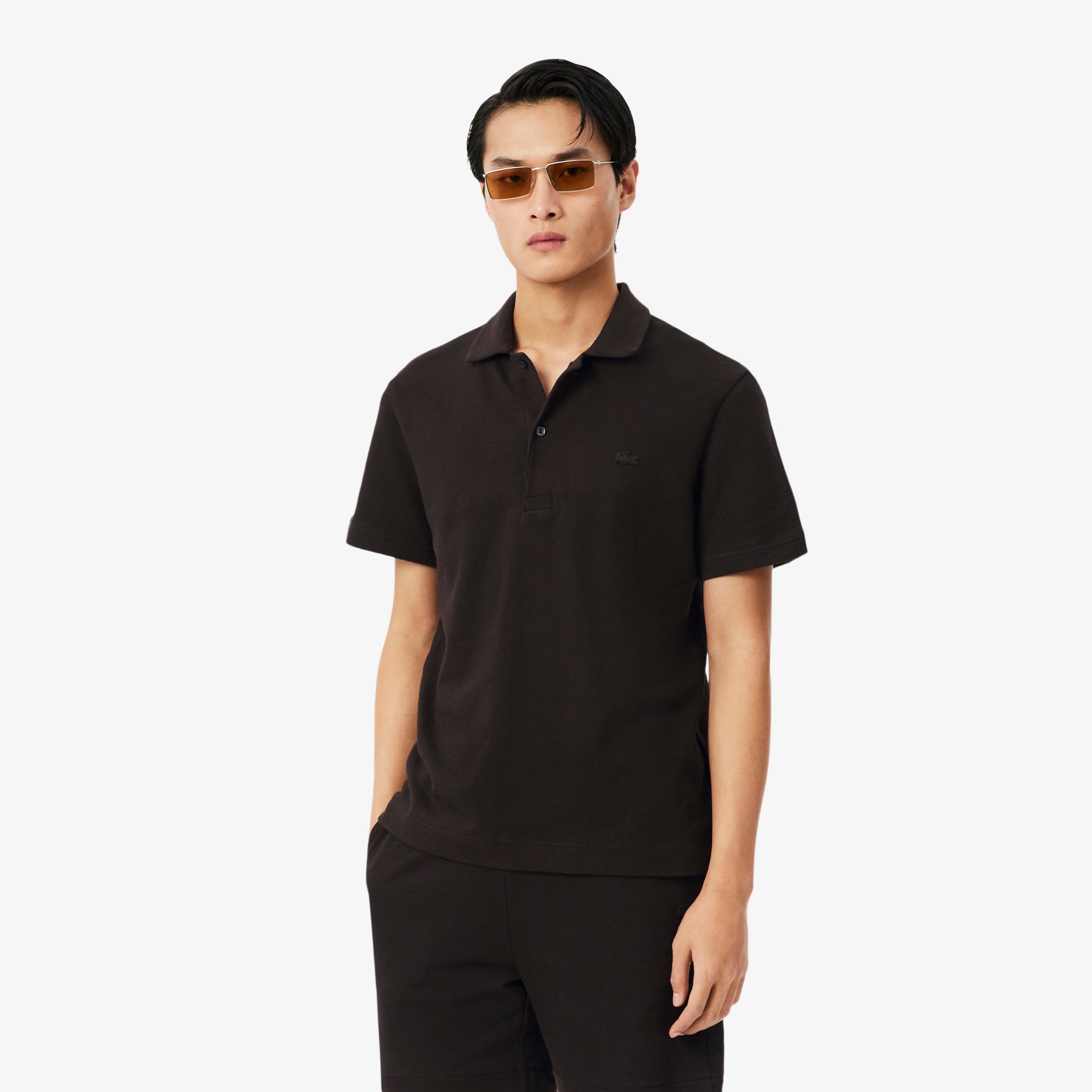 Εικόνα της Textured Polo Μπλούζα Classic Fit 