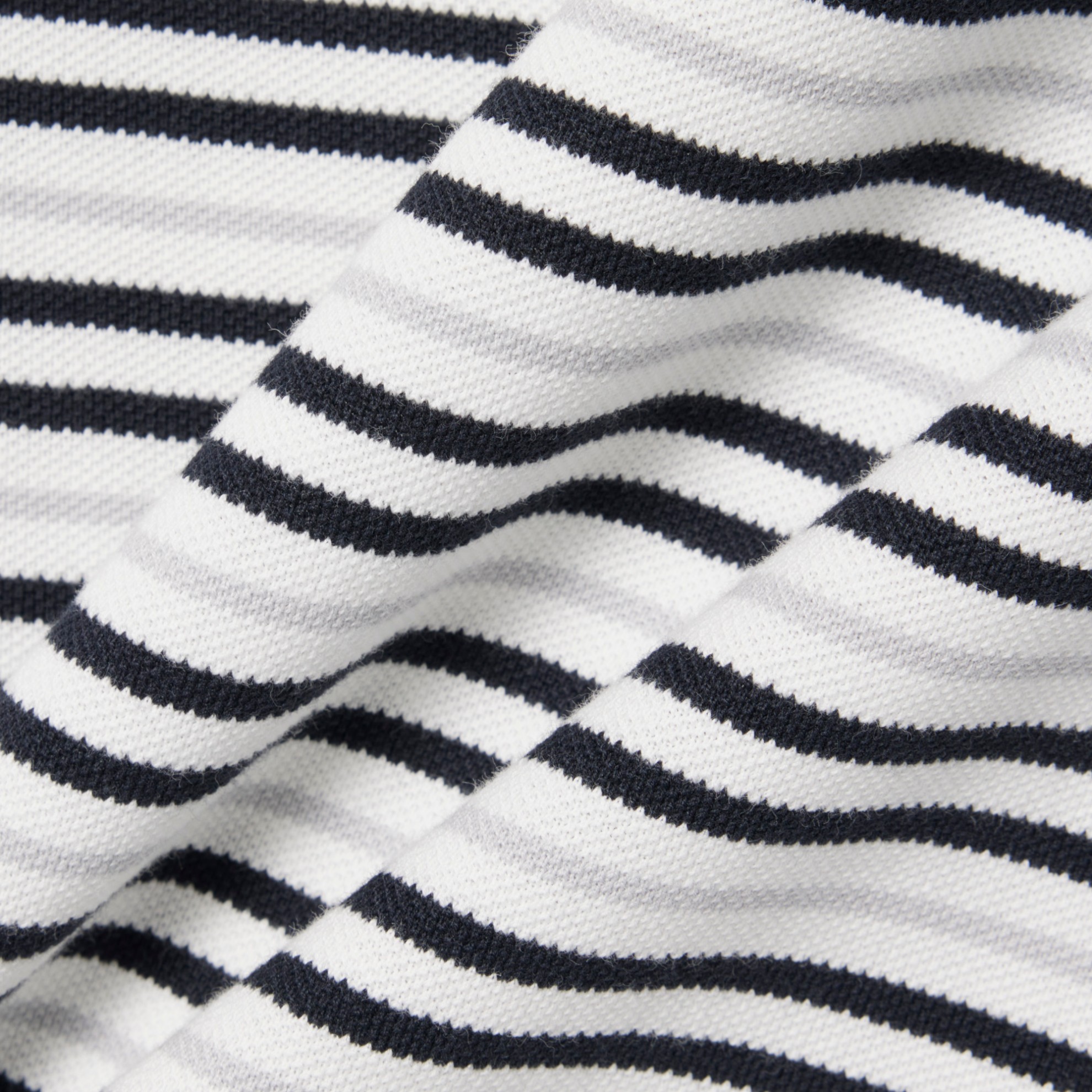 Εικόνα της Ανδρική Petit Piqué Ριγέ Polo Μπλούζα Classic Fit 