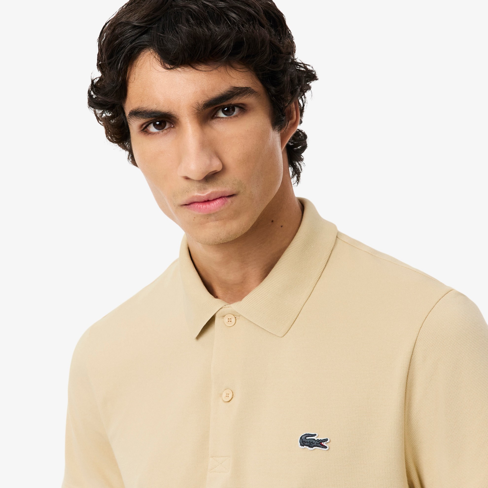 Εικόνα της Ανδρική Cotton Blend Polo Μπλούζα Regular Fit 