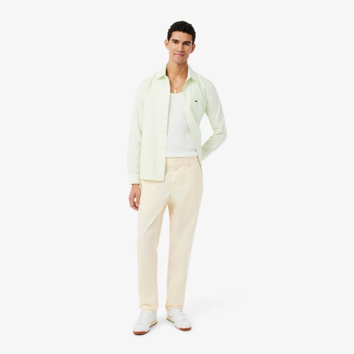 Εικόνα της Ανδρικό Cotton Twill Chino Παντελόνι Regular Fit 