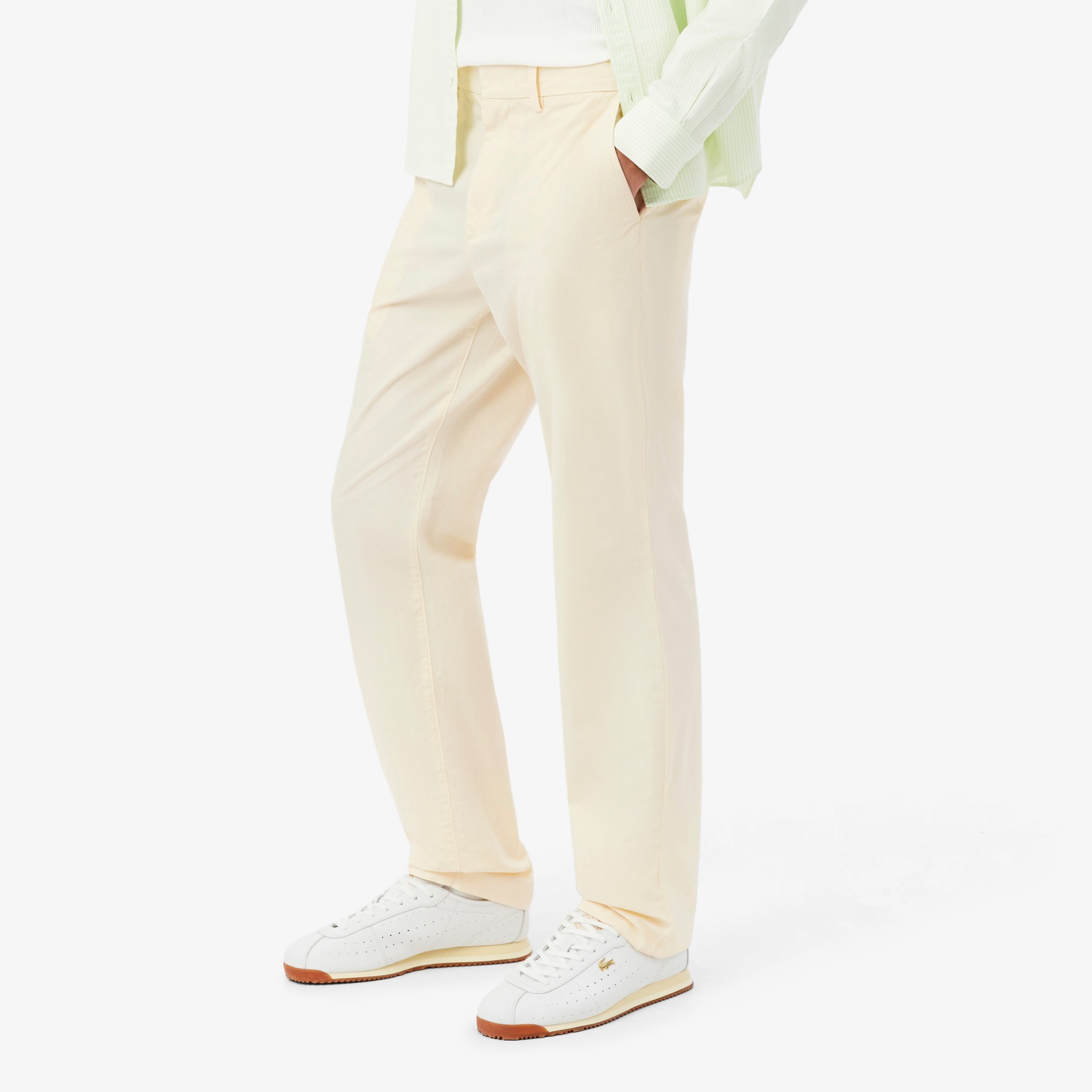 Εικόνα της Ανδρικό Cotton Twill Chino Παντελόνι Regular Fit 