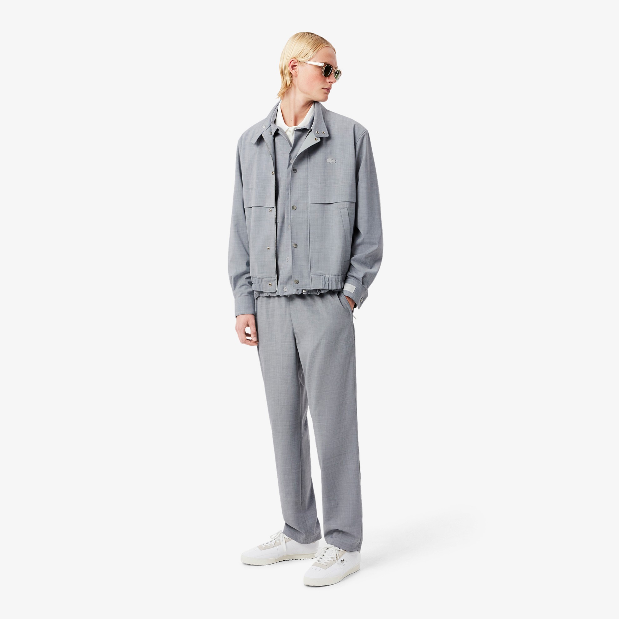 Εικόνα της Ανδρικό Wool Flannel Chino Παντελόνι Regular Fit 