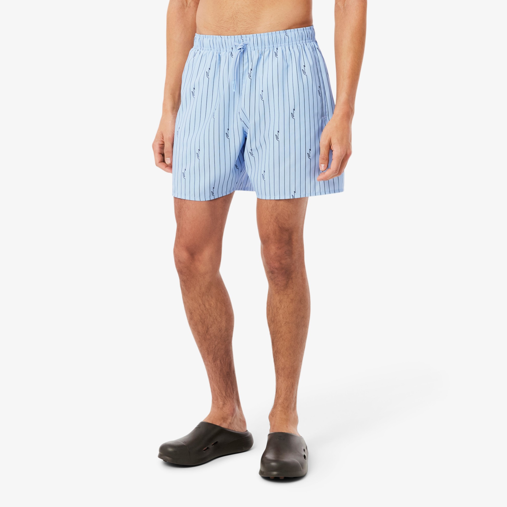 Εικόνα της Ανδρικό Mid Length Crocodile Print Swim Μαγιό