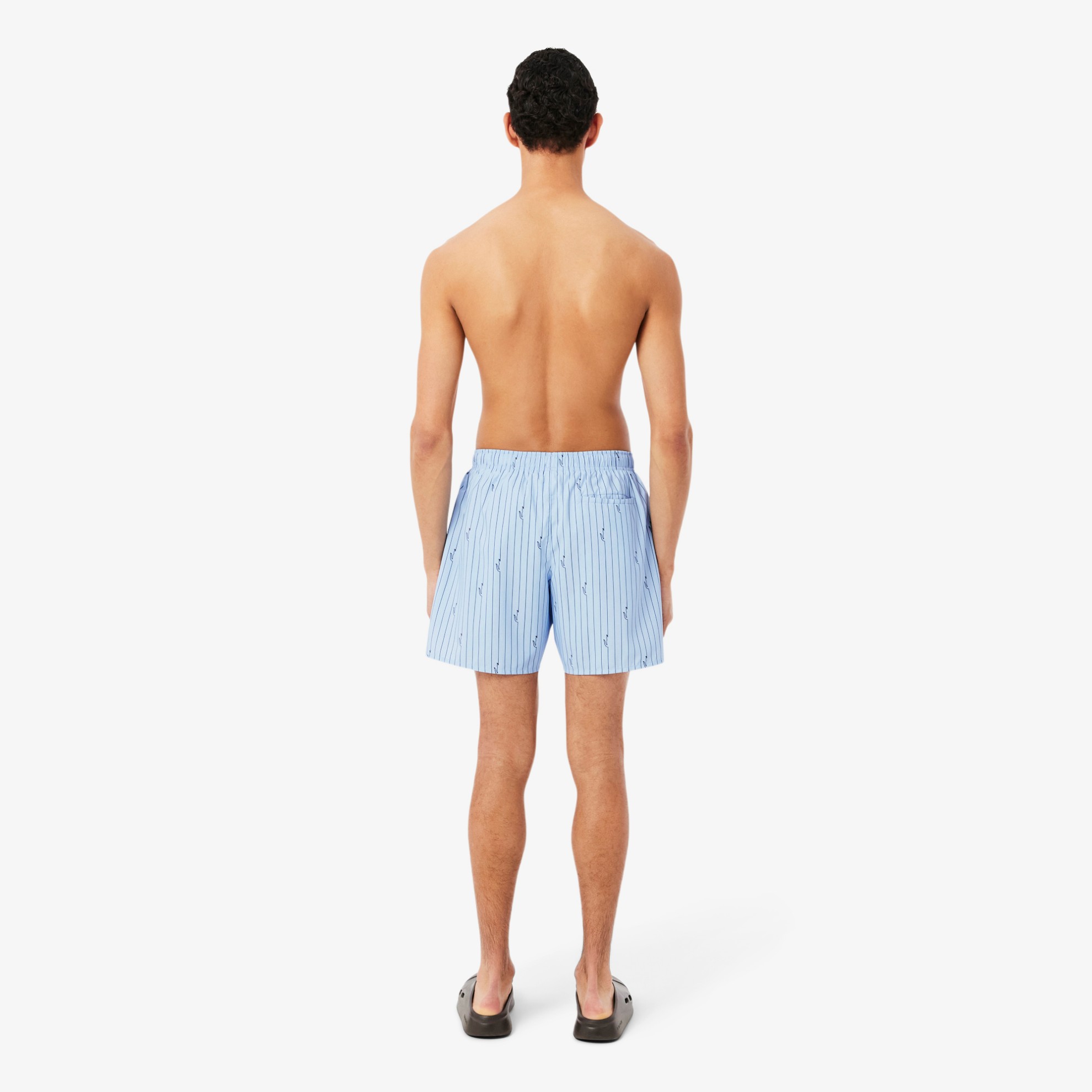 Εικόνα της Ανδρικό Mid Length Crocodile Print Swim Μαγιό