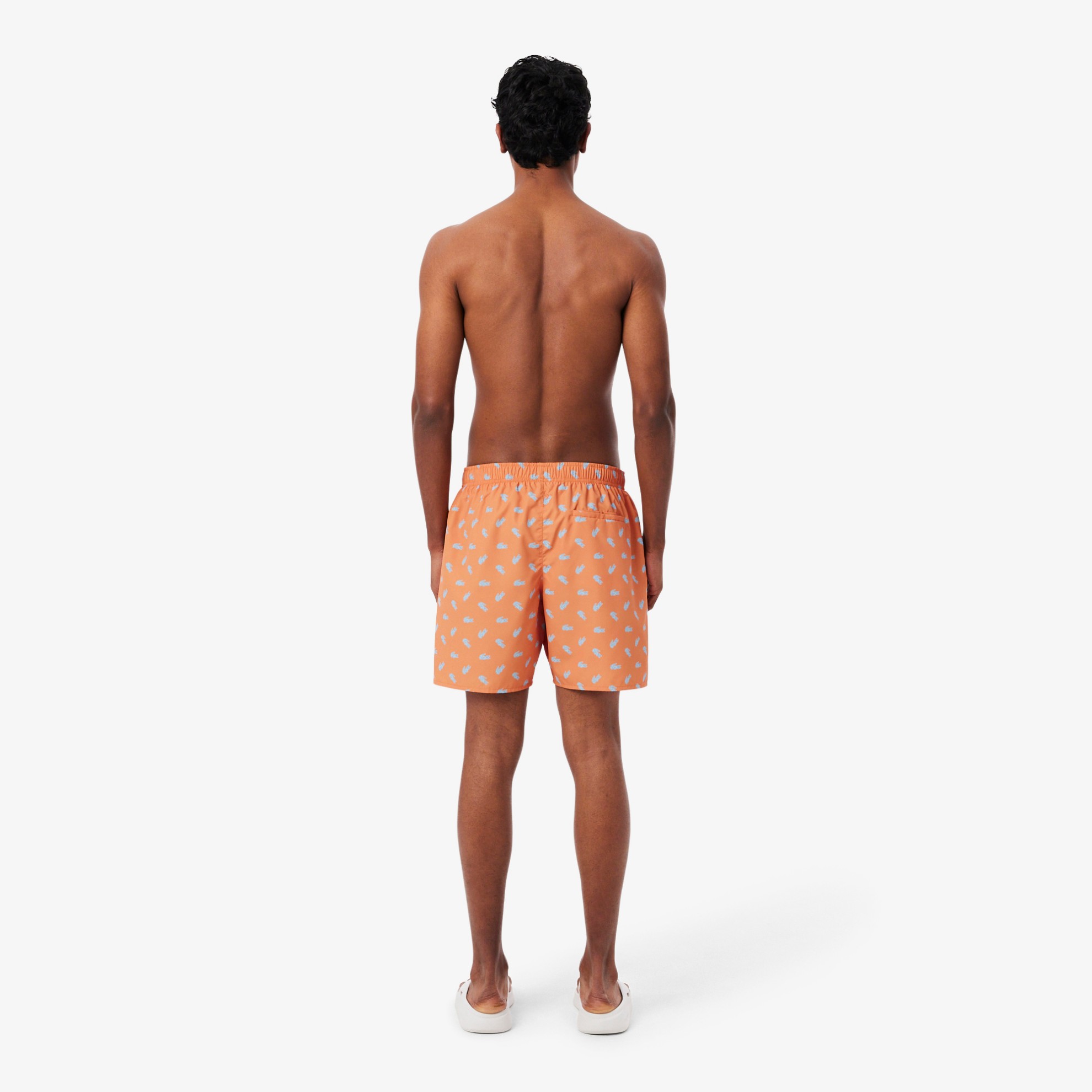 Εικόνα της Ανδρικό Mid Length Crocodile Print Swim Μαγιό