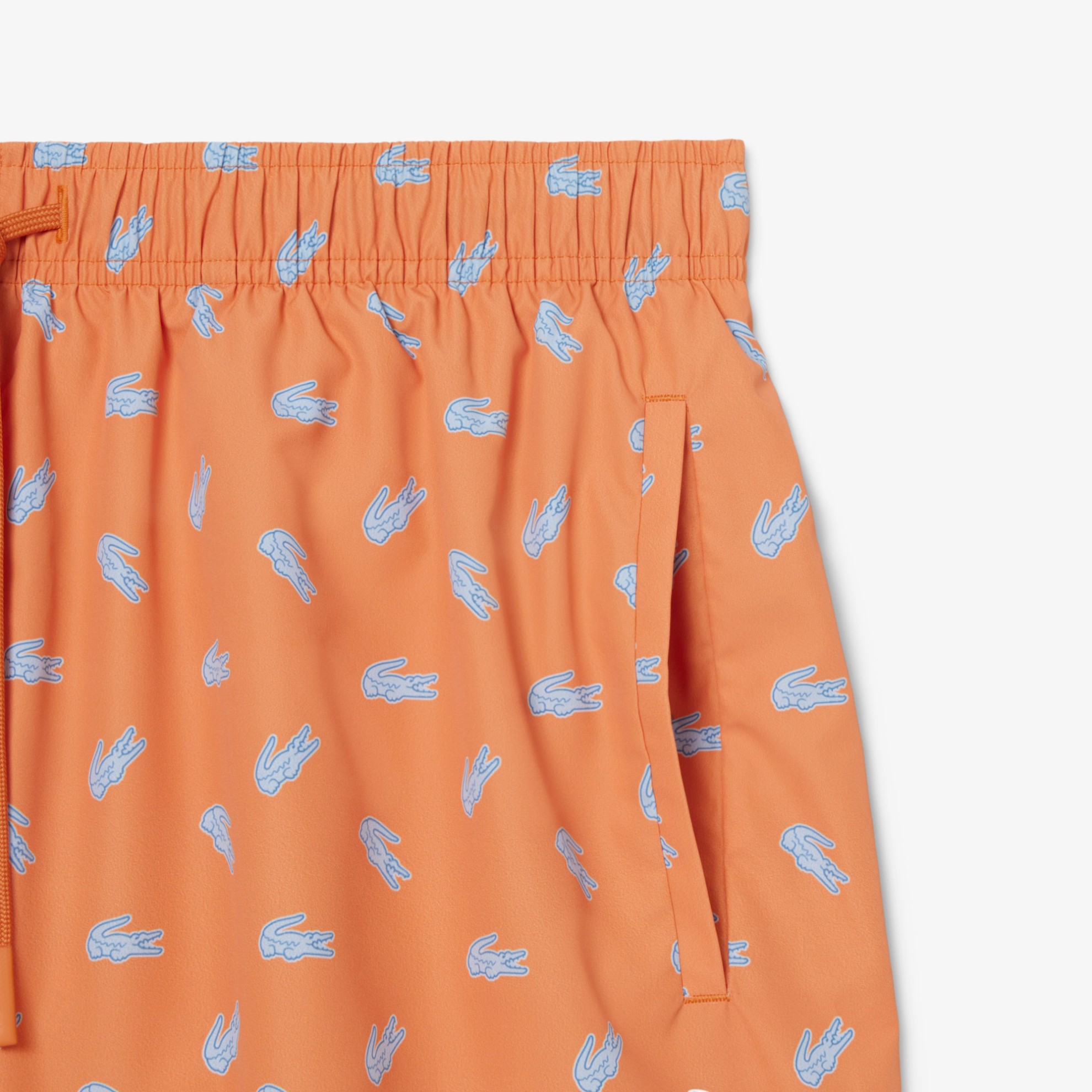 Εικόνα της Ανδρικό Mid Length Crocodile Print Swim Μαγιό