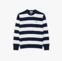 Ριγέ Cotton Crew Neck Sailor Πουλόβερ 