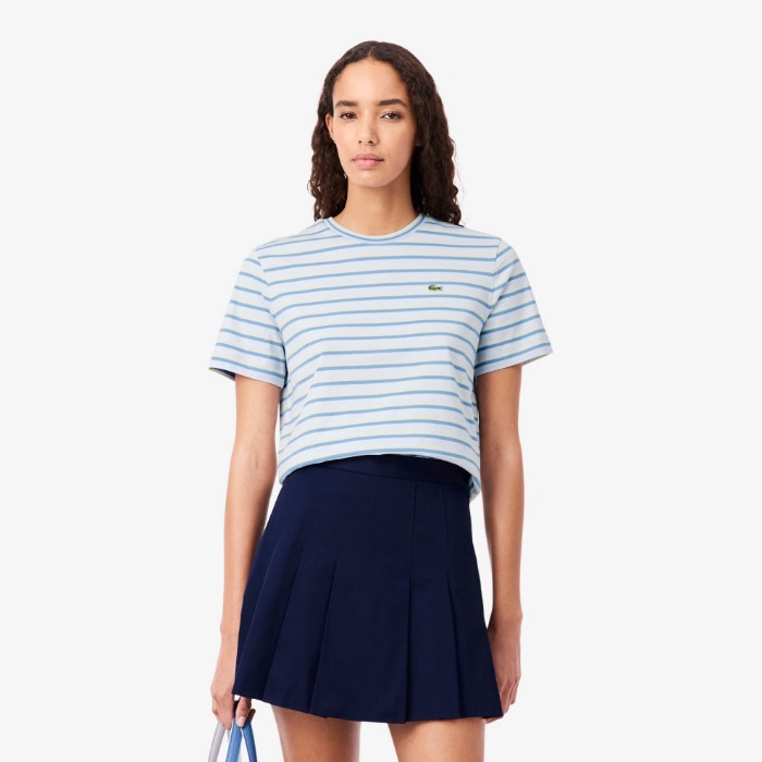 Εικόνα της Γυναικείο Ριγέ Jersey T-shirt