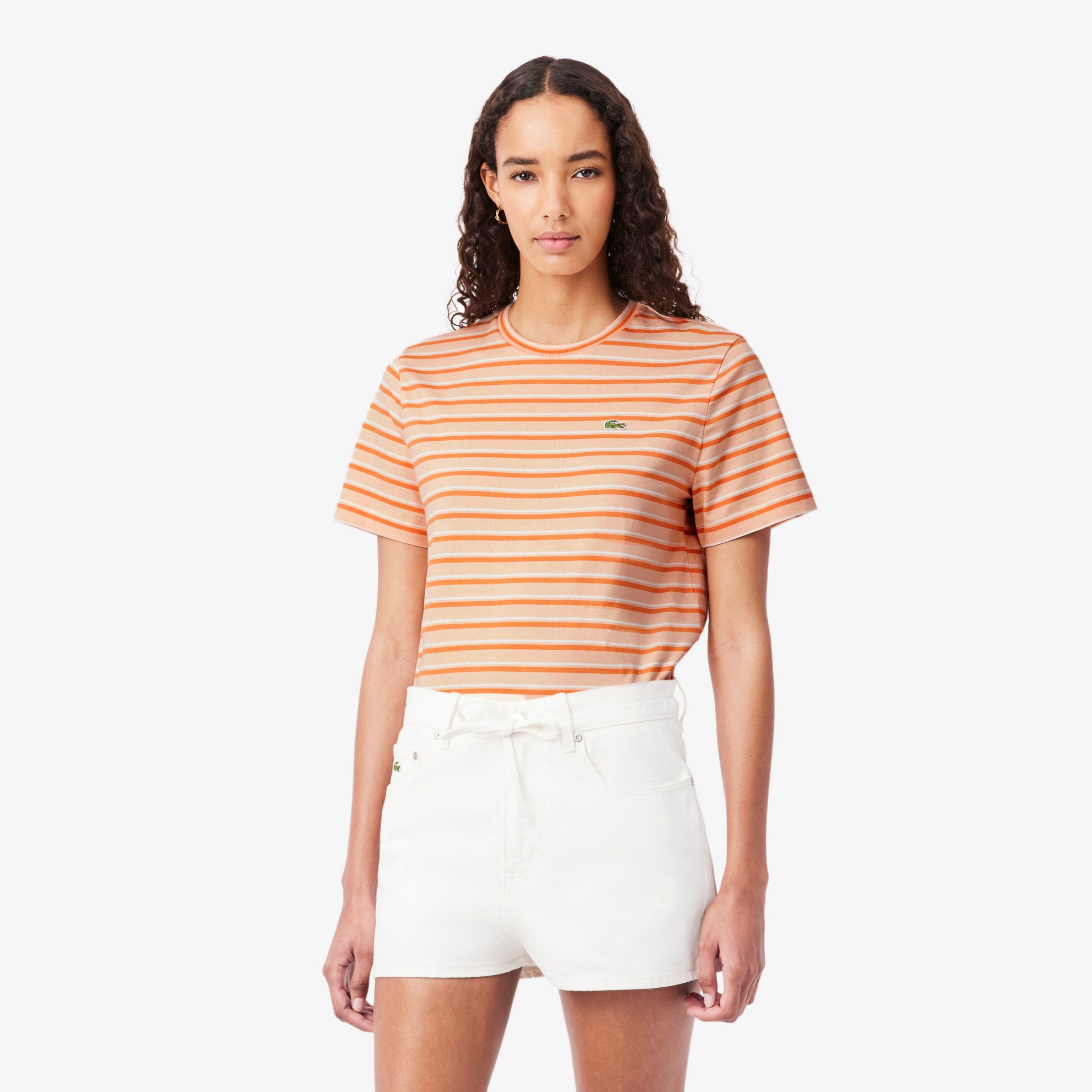 Εικόνα της Γυναικείο Ριγέ Jersey T-shirt