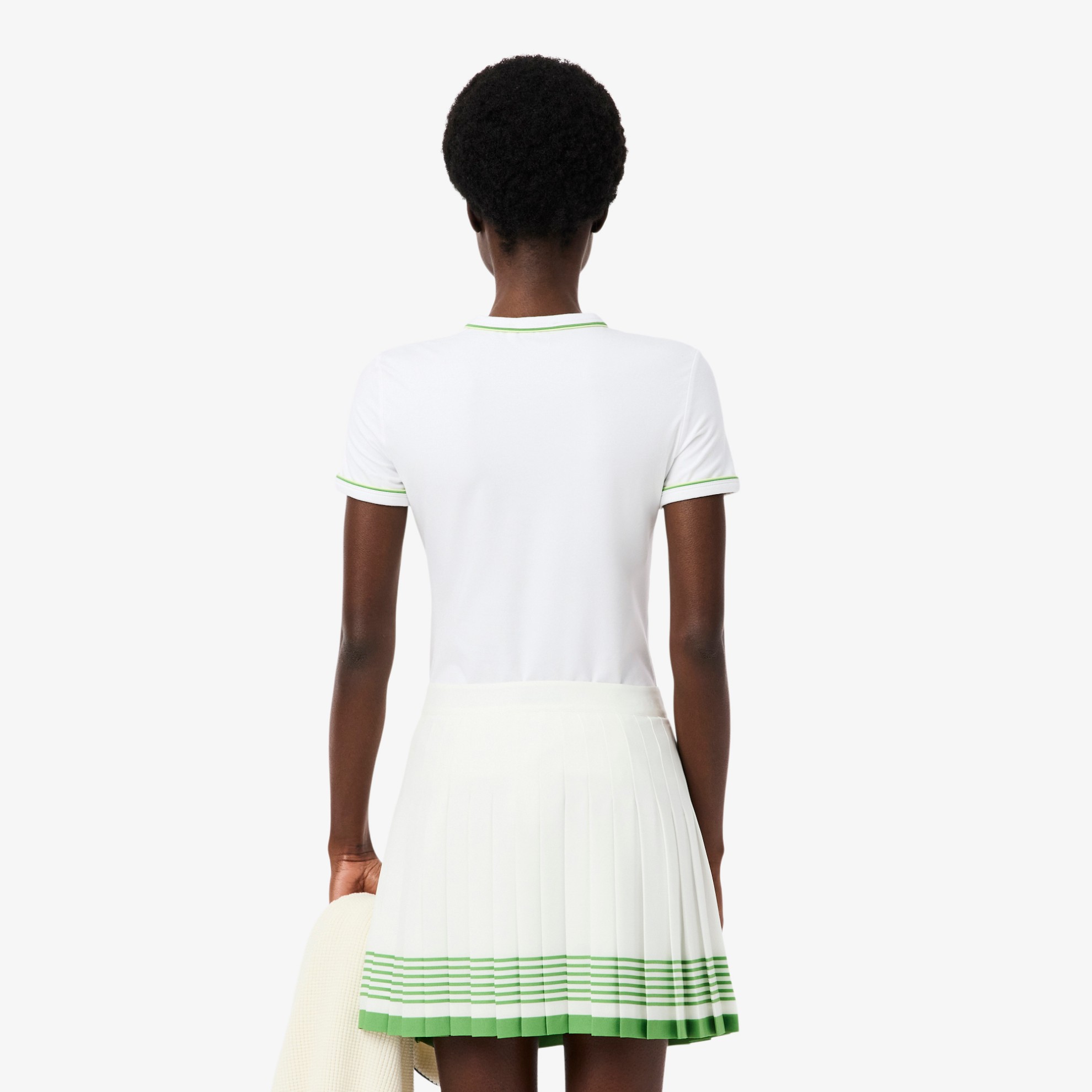 Εικόνα της Γυναικείο Contrasted Trims Jersey T-shirt 