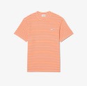 Ανδρικό Textured Ριγέ Cotton T-Shirt
