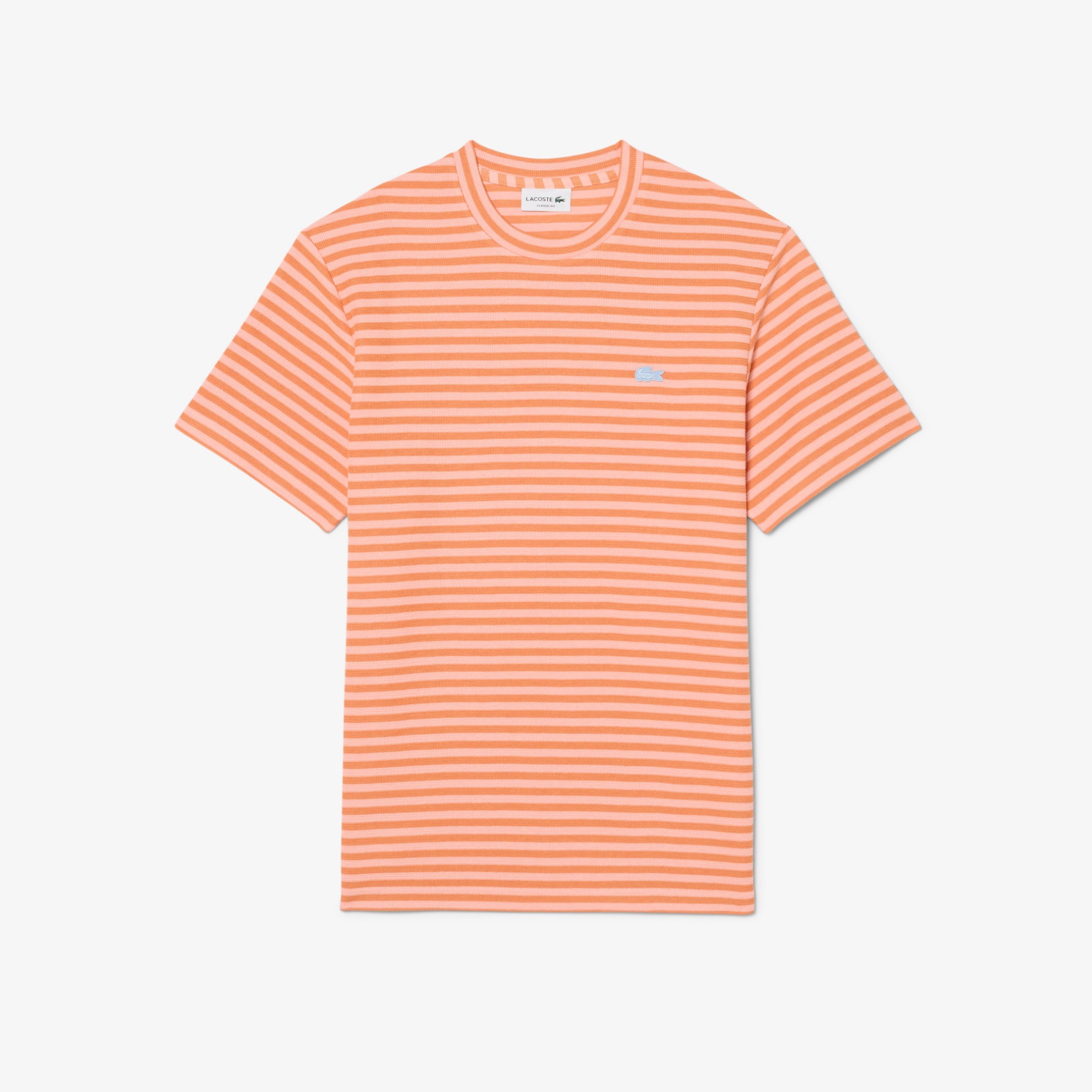 Εικόνα της Ανδρικό Textured Ριγέ Cotton T-Shirt