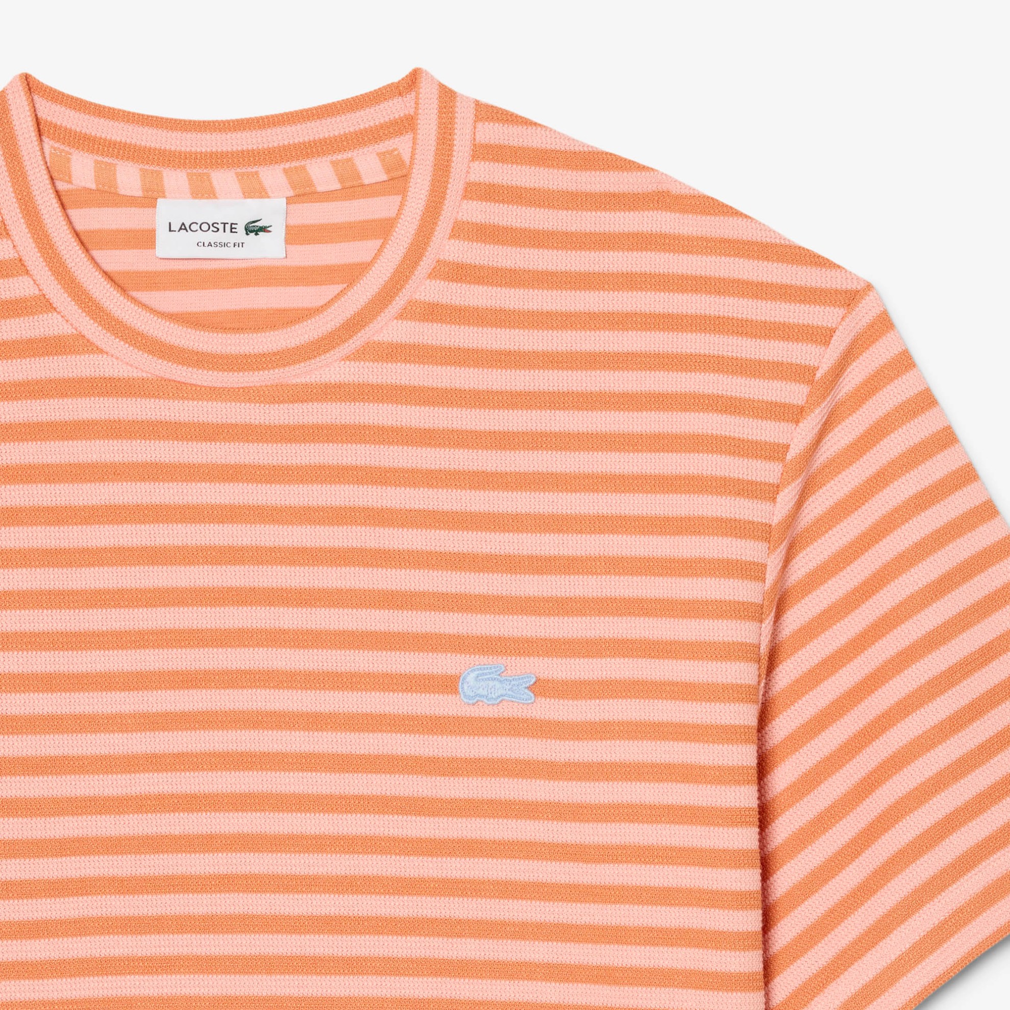 Εικόνα της Ανδρικό Textured Ριγέ Cotton T-Shirt