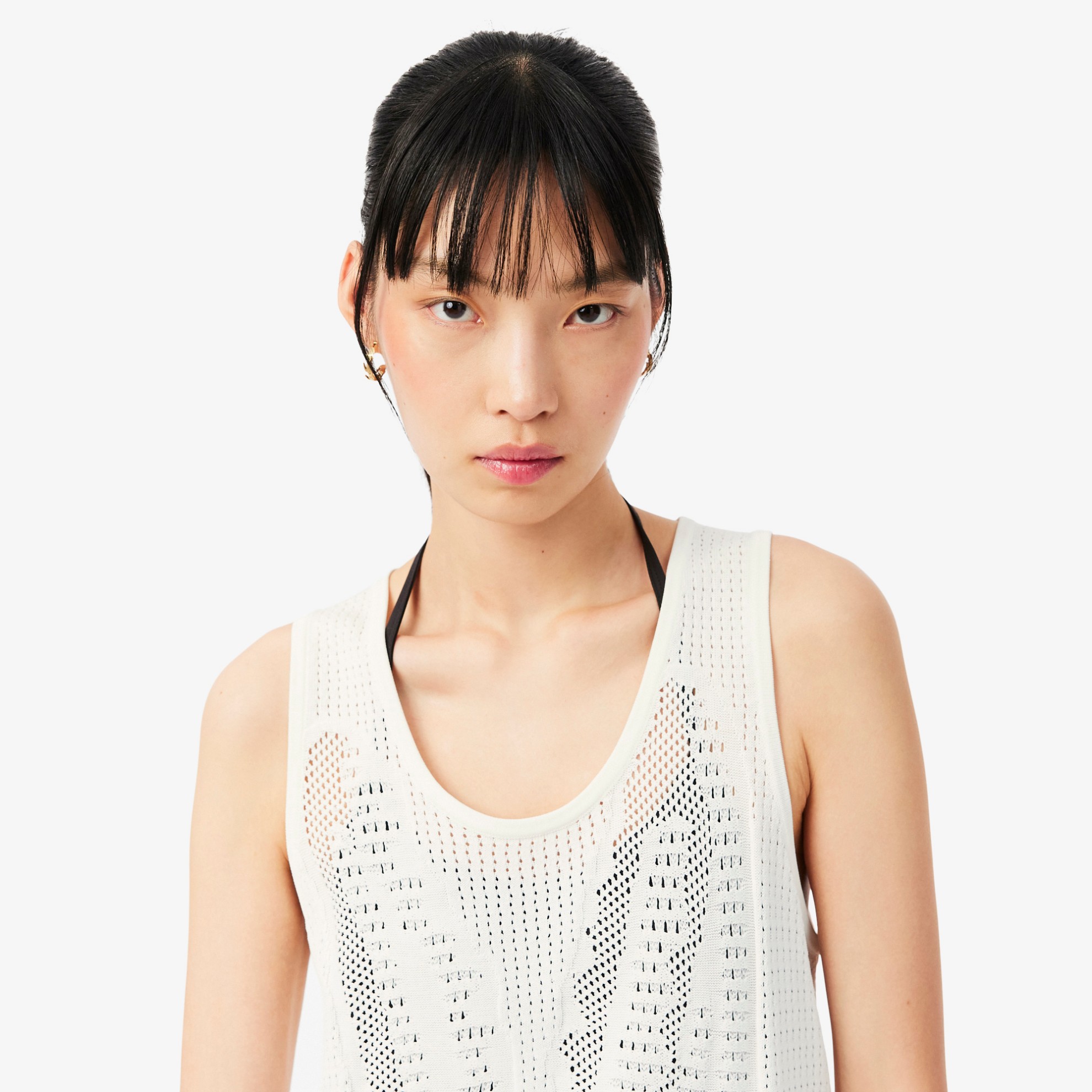 Εικόνα της Γυναικείο Mesh Crochet Tank Top