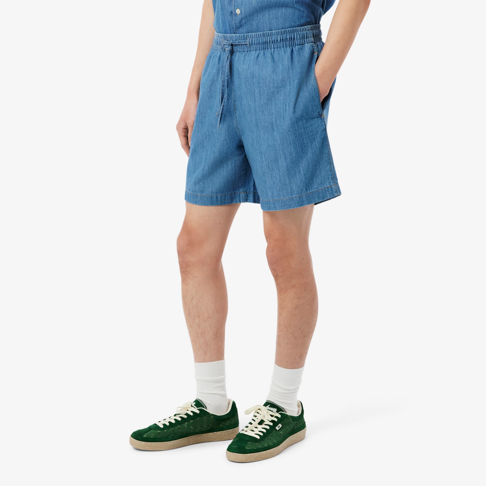 Εικόνα της Ανδρικό Relaxed Fit Denim Σορτς