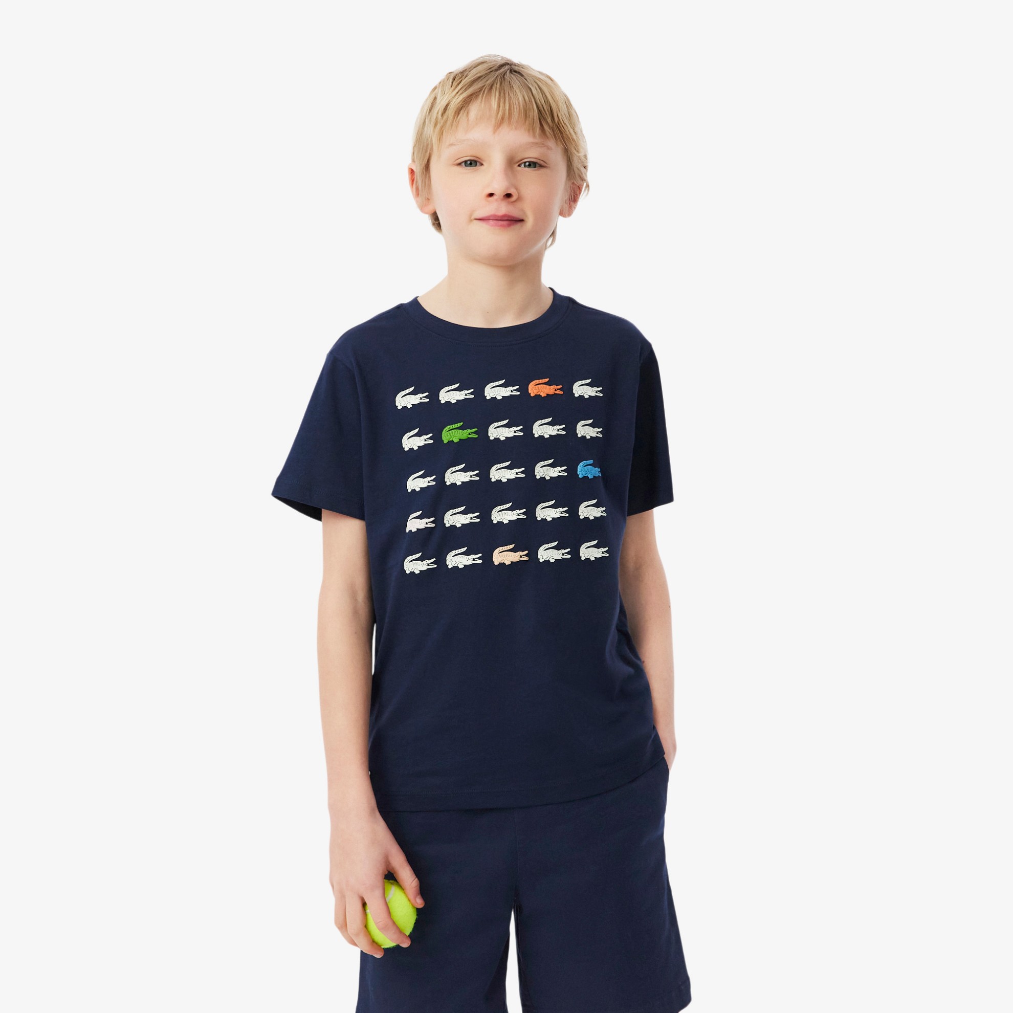 Εικόνα της Παιδικό Crocodile Print Cotton T-Shirt