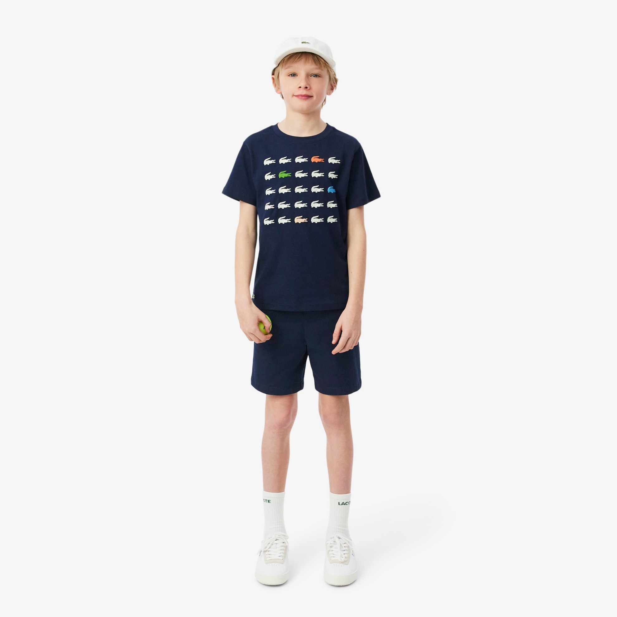 Εικόνα της Παιδικό Crocodile Print Cotton T-Shirt