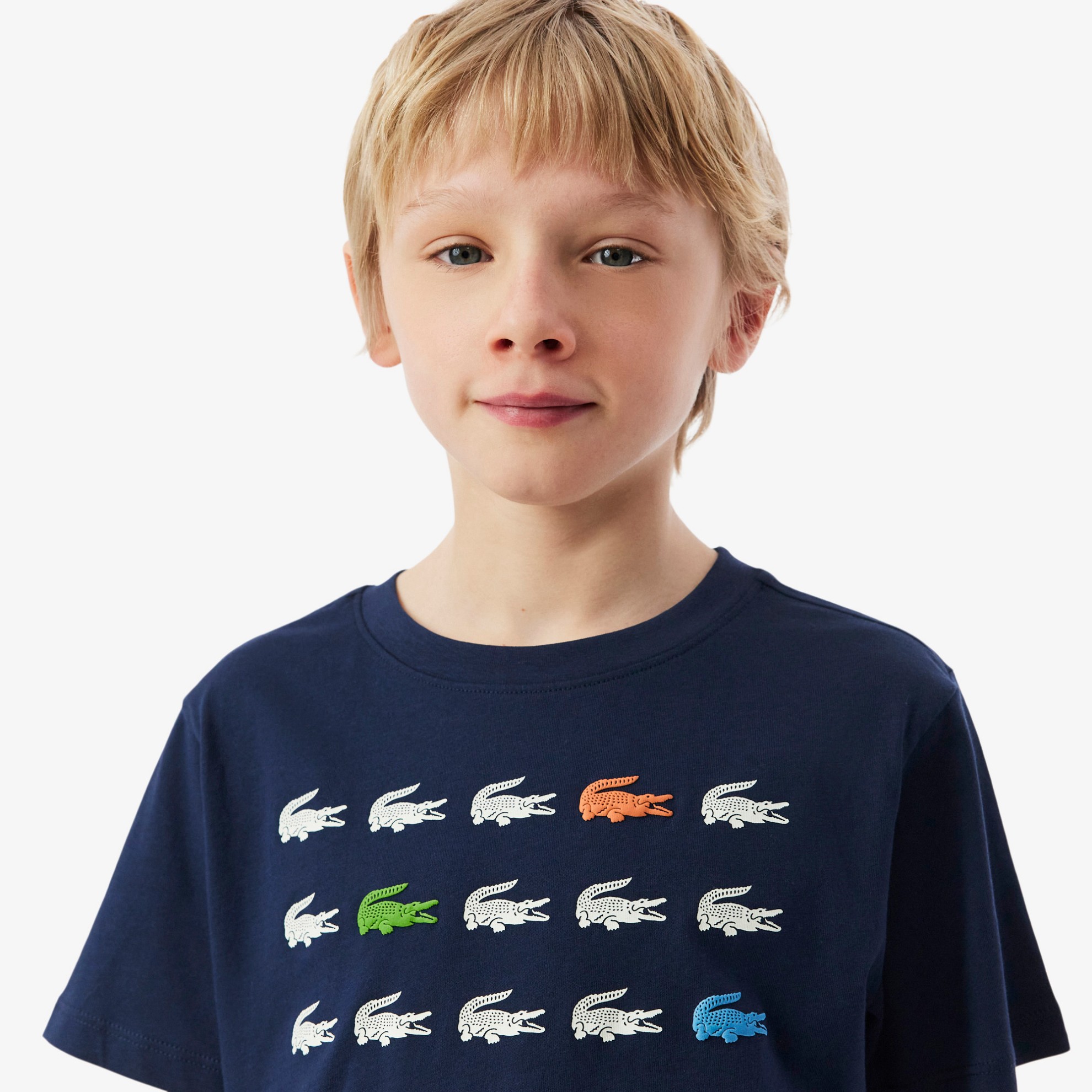 Εικόνα της Παιδικό Crocodile Print Cotton T-Shirt