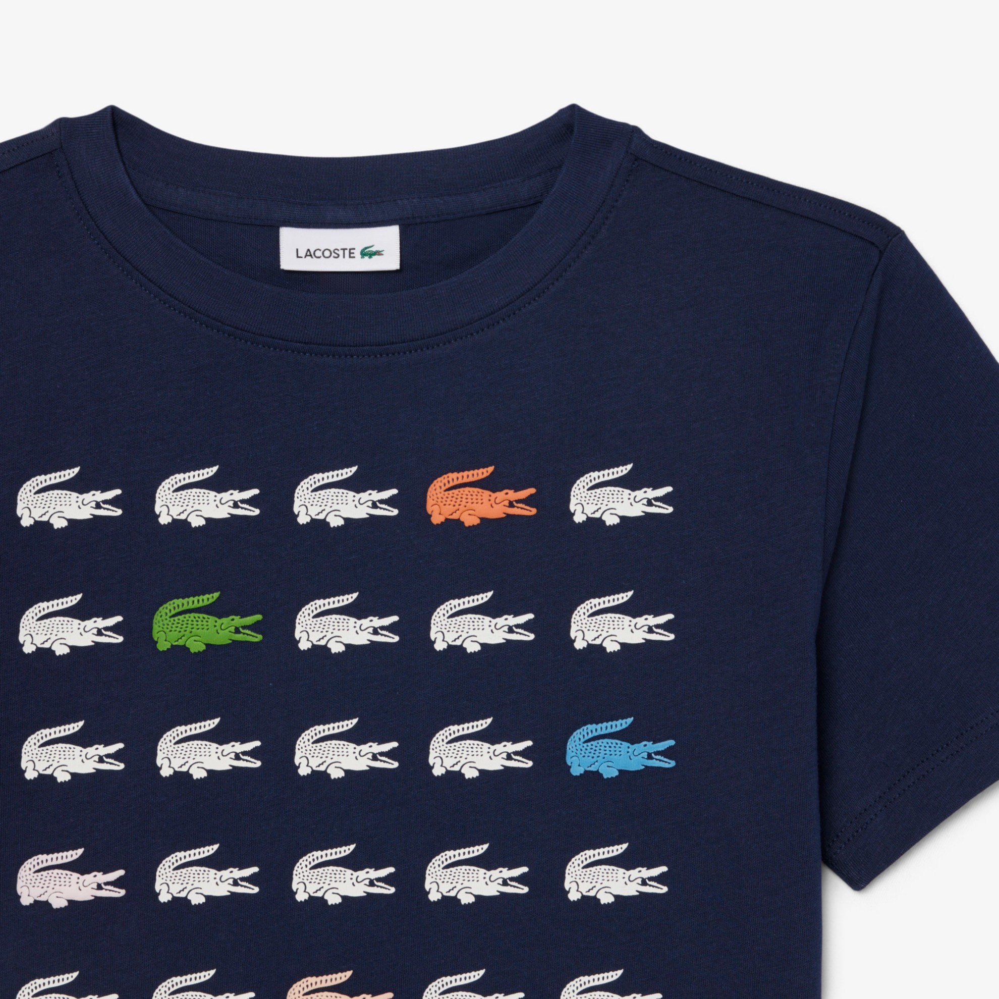 Εικόνα της Παιδικό Crocodile Print Cotton T-Shirt