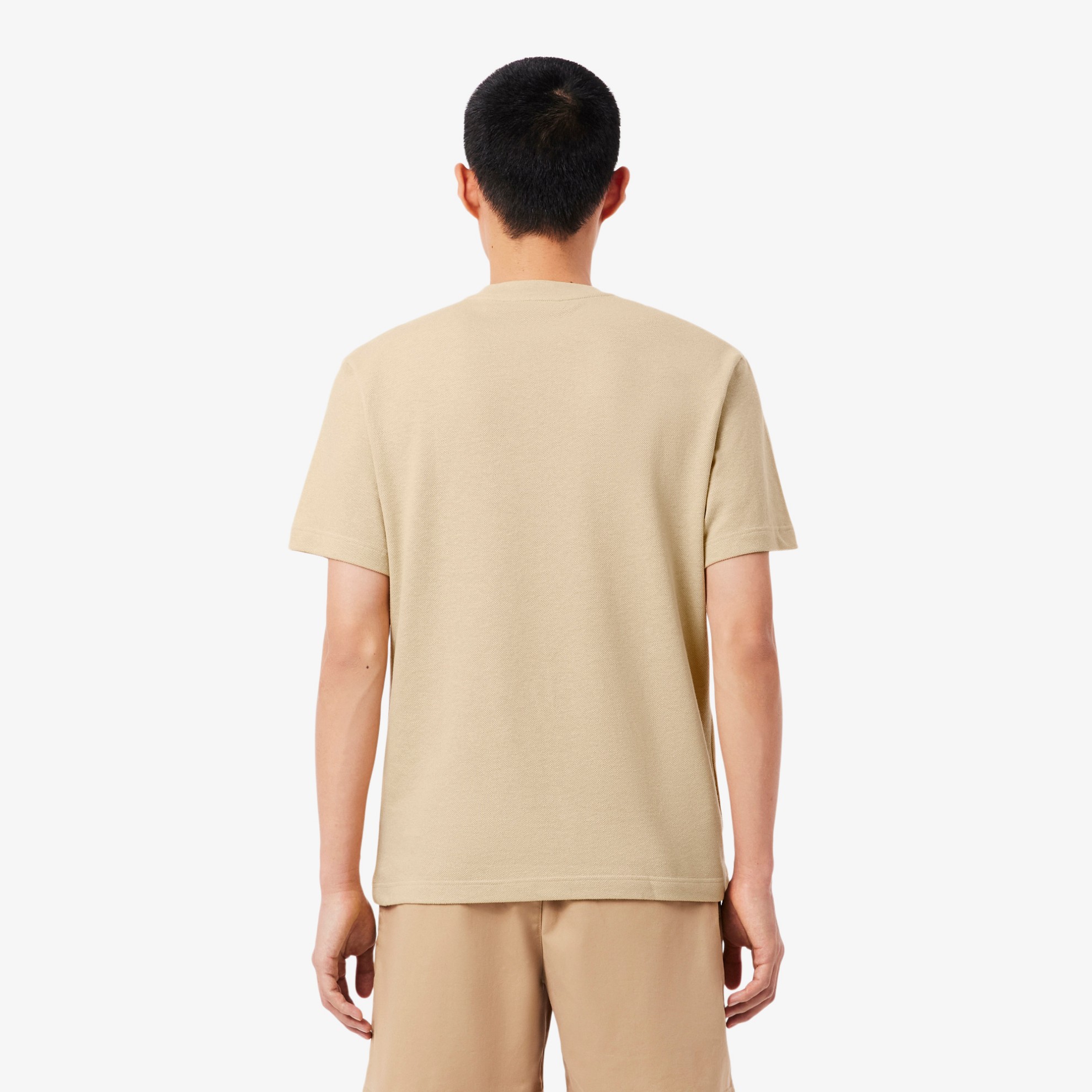 Εικόνα της Ανδρικό Heavy Cotton and Linen Piqué T-Shirt