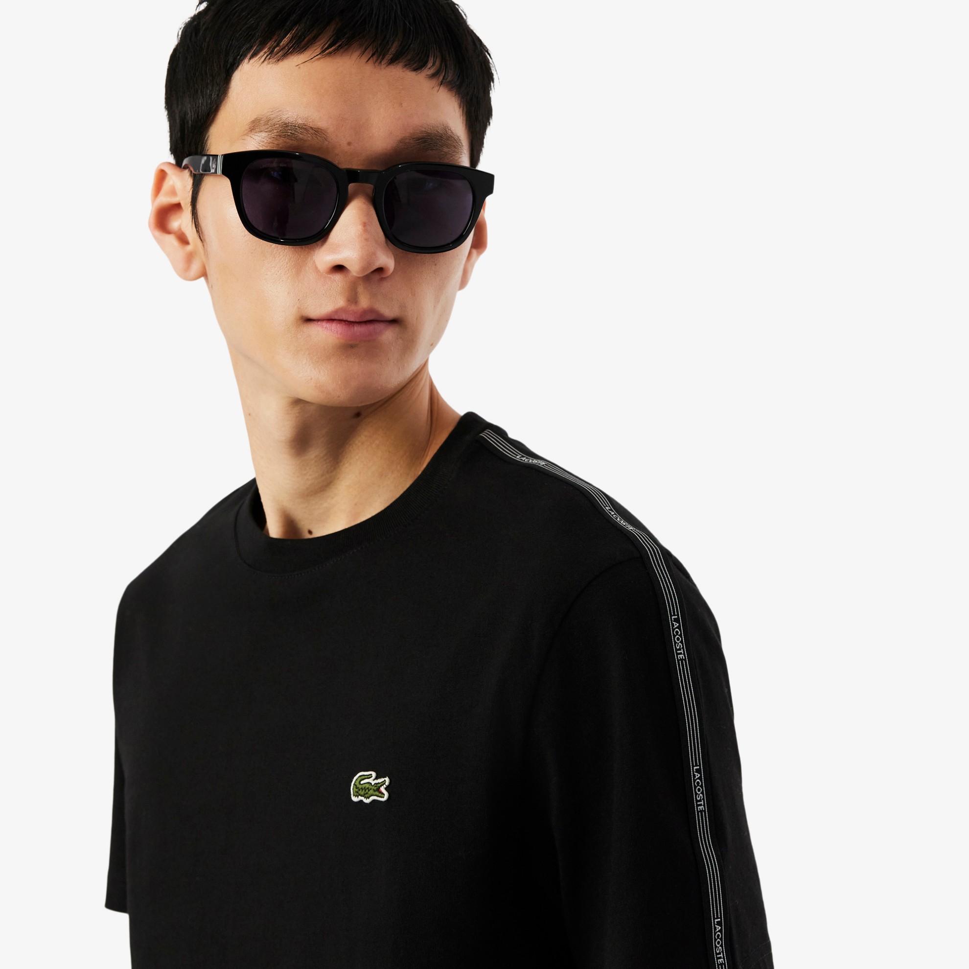 Εικόνα της Ανδρικό Branded Stripe Band T-Shirt