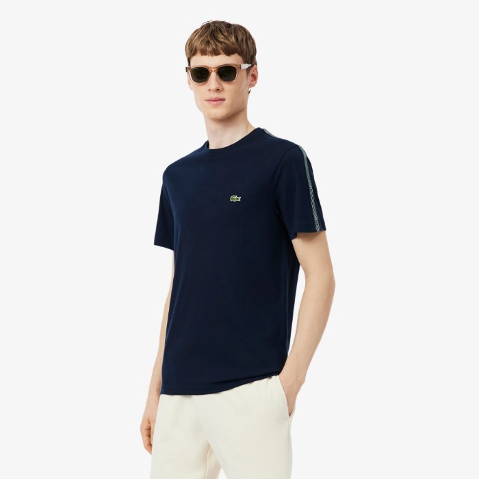 Εικόνα της Ανδρικό Branded Stripe Band T-Shirt