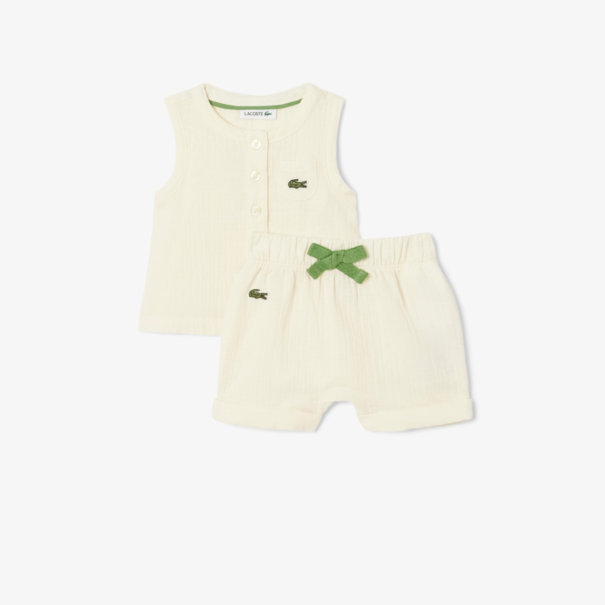 Εικόνα της Βρεφικό Sleeveless Cotton Σετ 