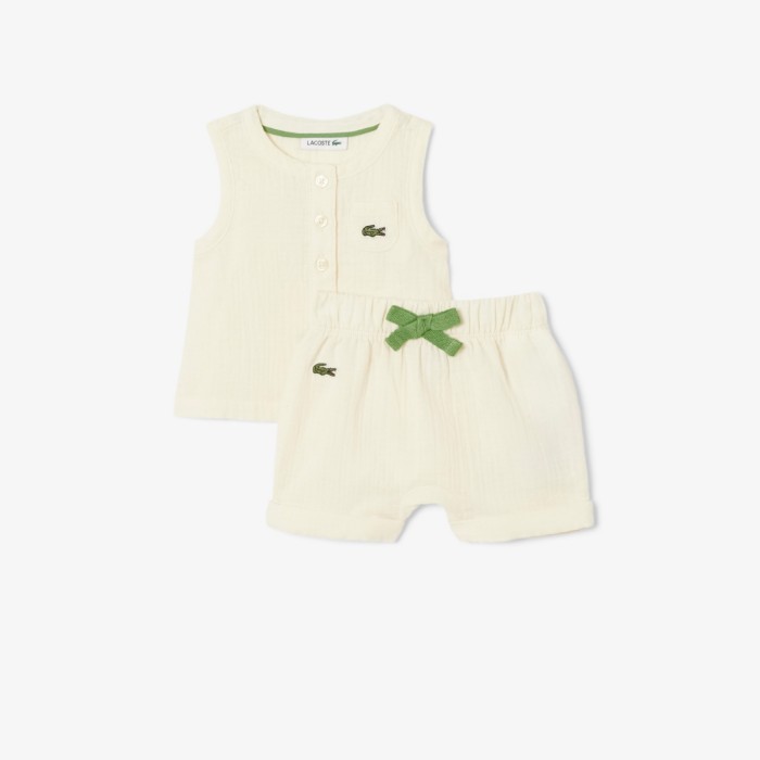 Εικόνα της Βρεφικό Sleeveless Cotton Σετ 