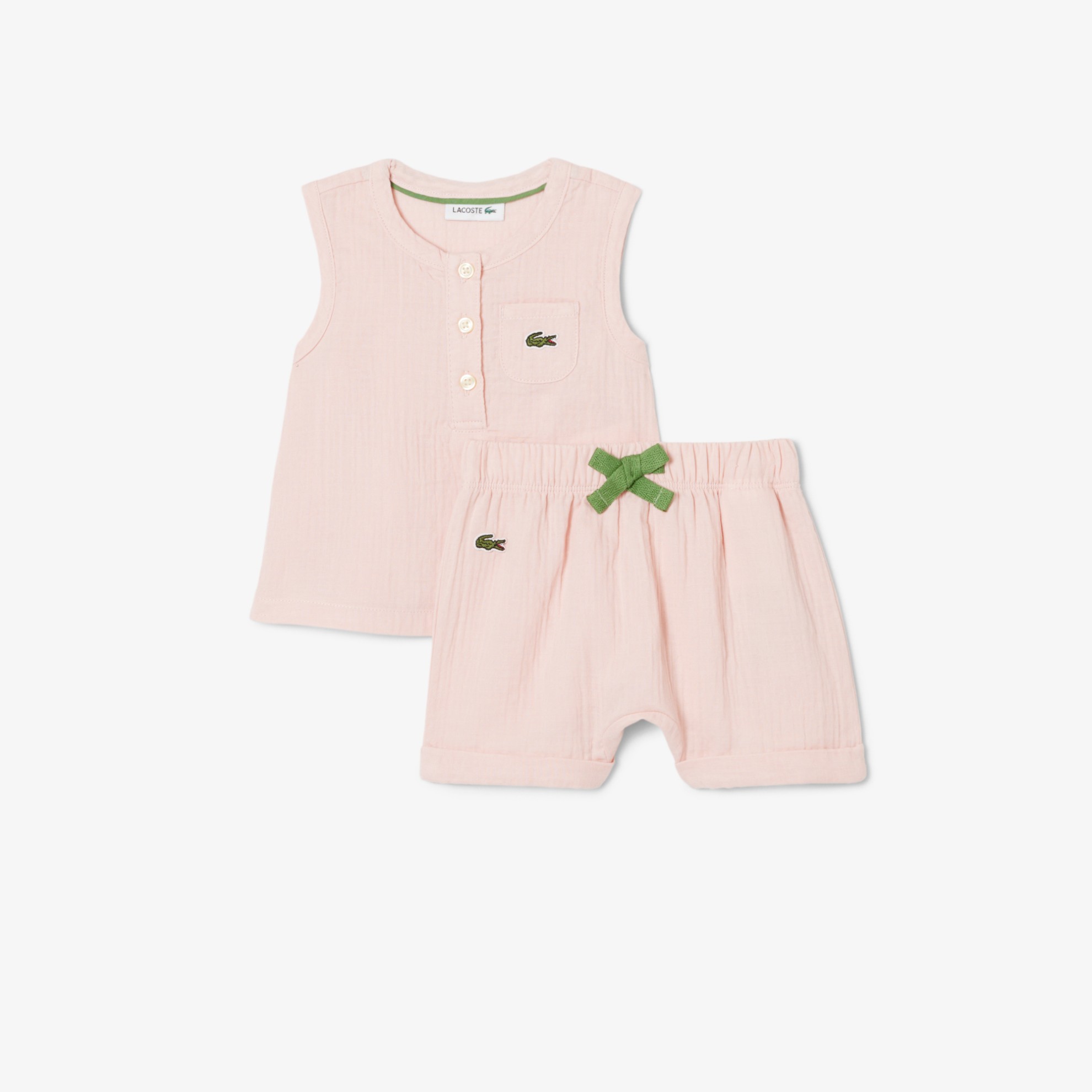Εικόνα της Βρεφικό Sleeveless Cotton Σετ 