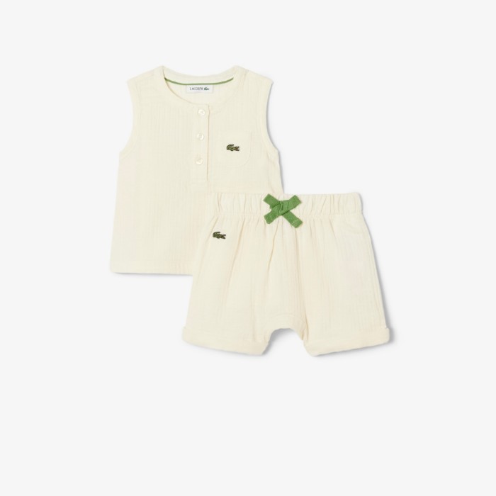 Εικόνα της Βρεφικό Sleeveless Cotton Σετ 