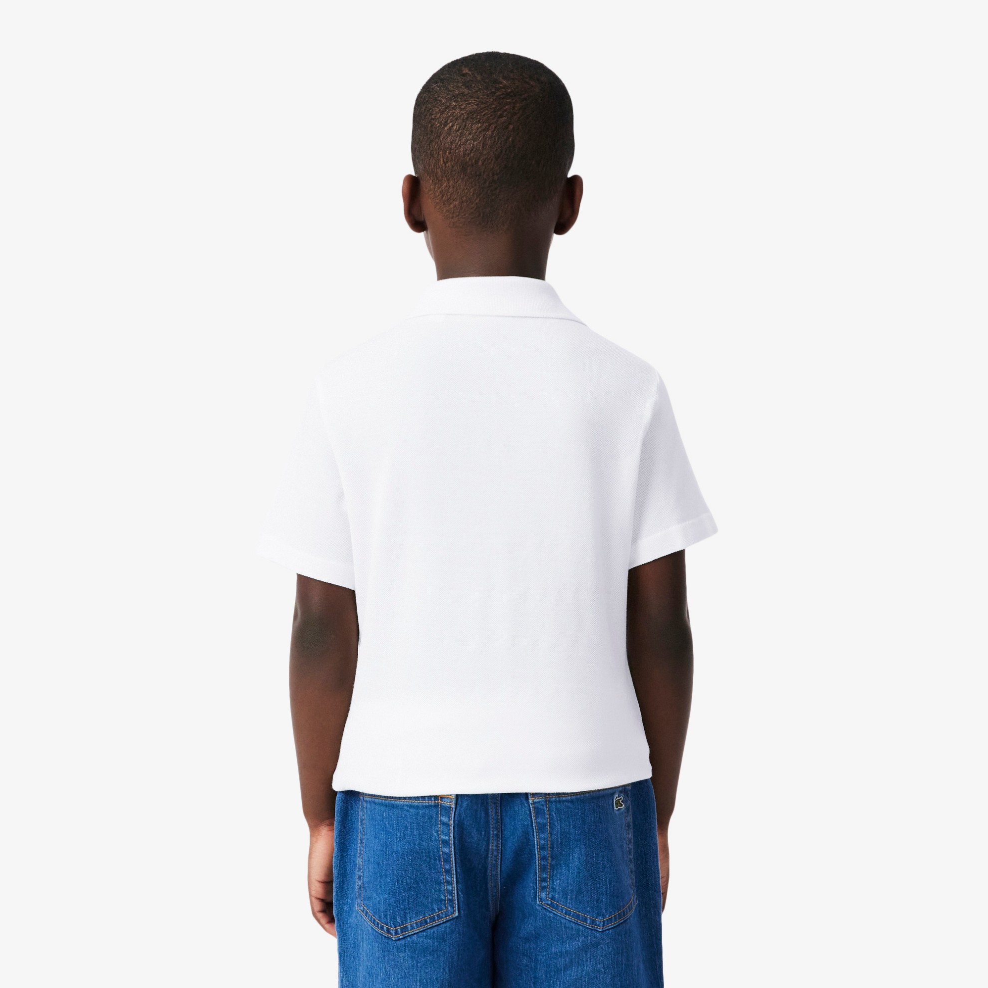 Εικόνα της Παιδική Printed Cotton Polo Μπλούζα