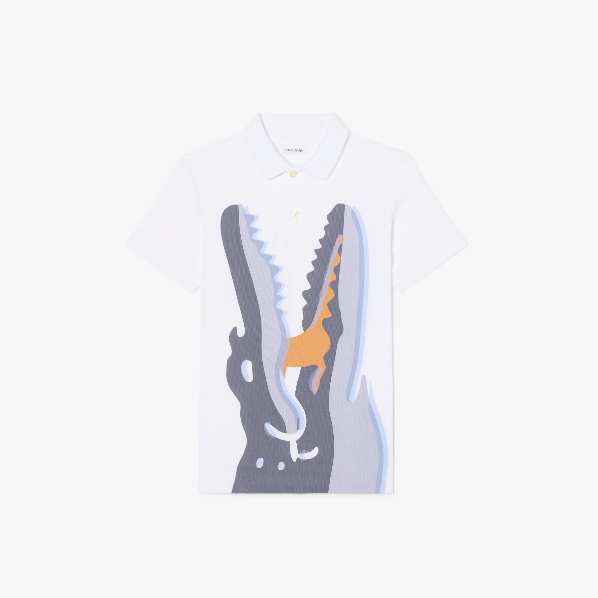 Εικόνα της Παιδική Printed Cotton Polo Μπλούζα