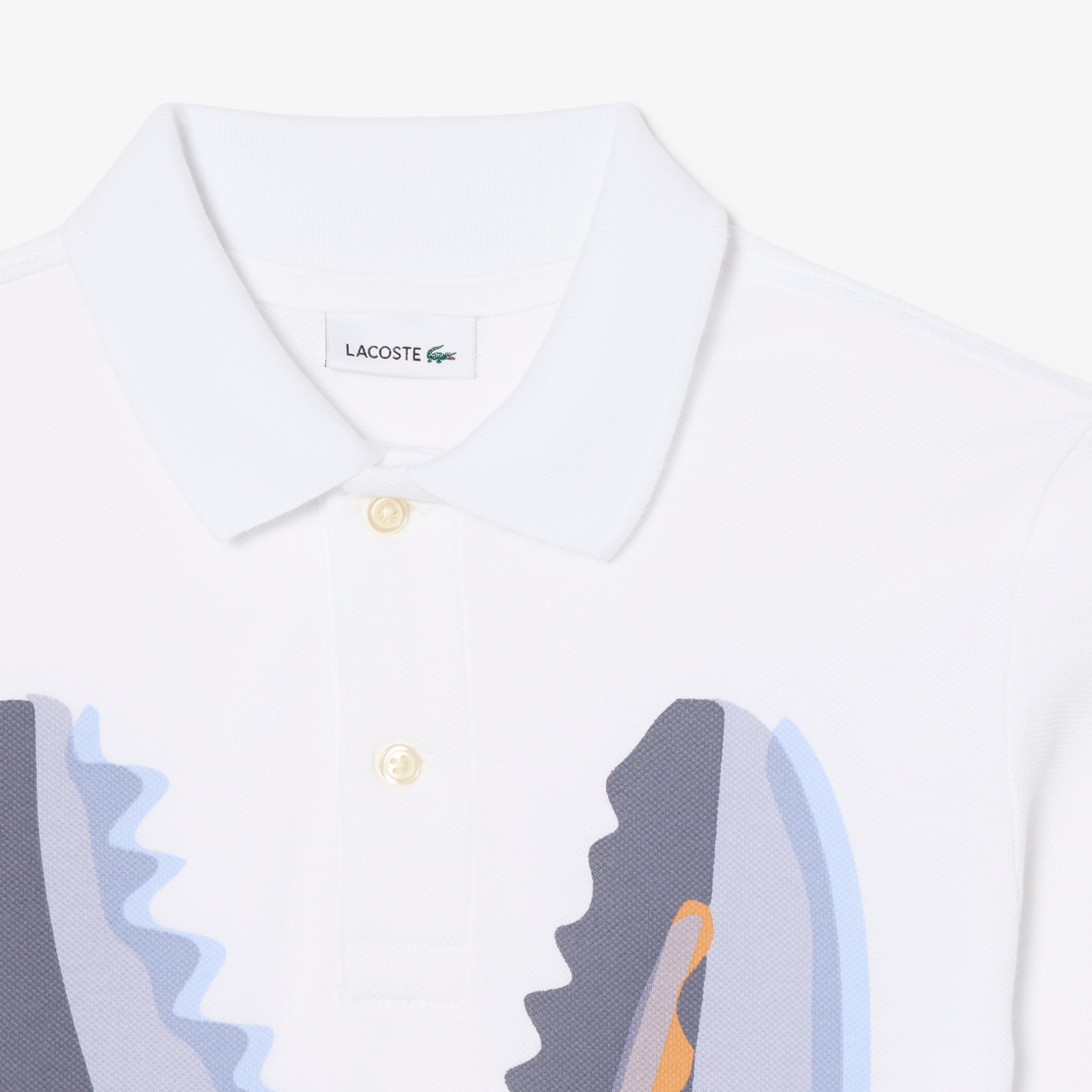 Εικόνα της Παιδική Printed Cotton Polo Μπλούζα