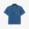 Γυναικεία Oversized Lightweight Denim Polo Μπλούζα-3CF0051|L36L